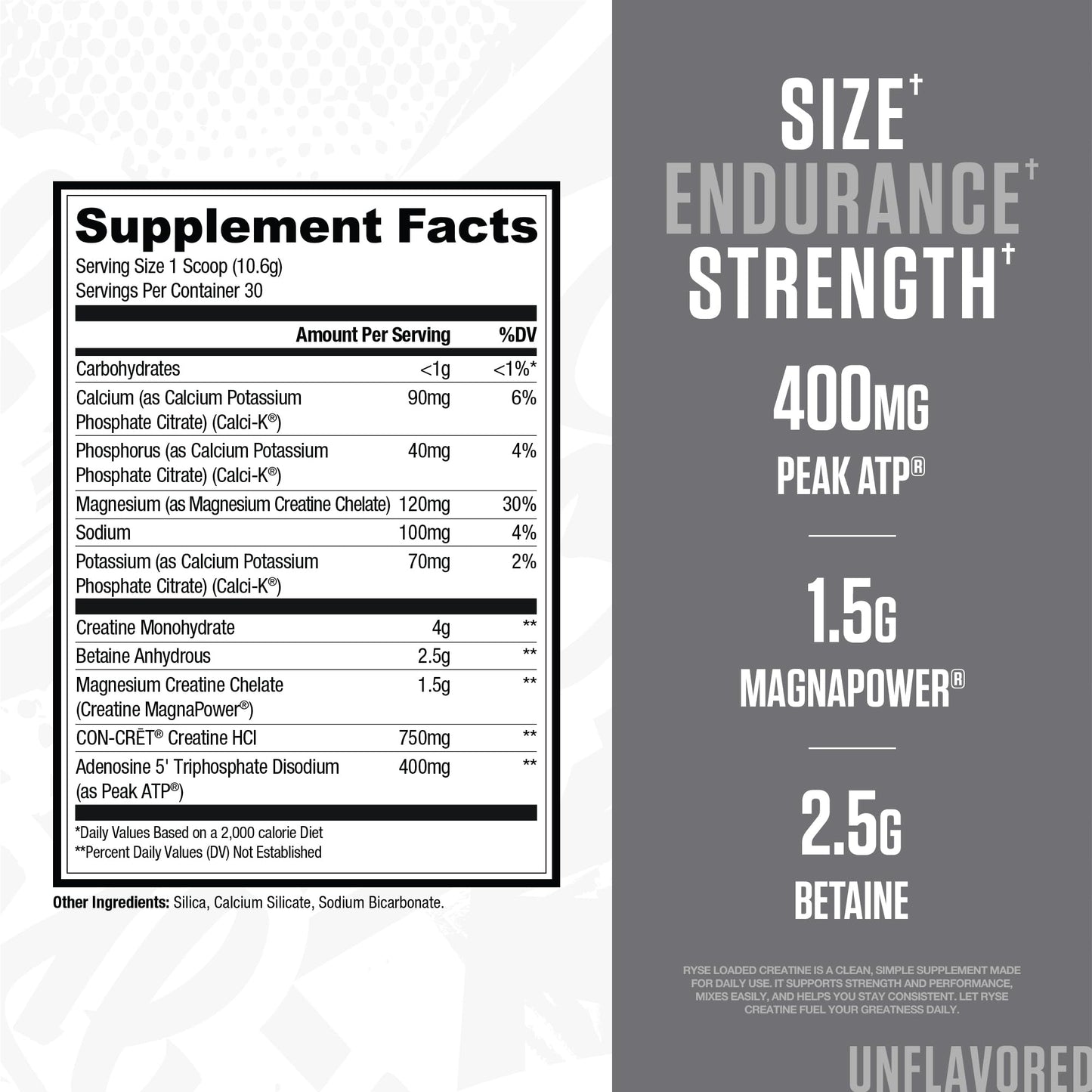 RYSE Up Supplements Loaded Creatine Powder 11.32 oz