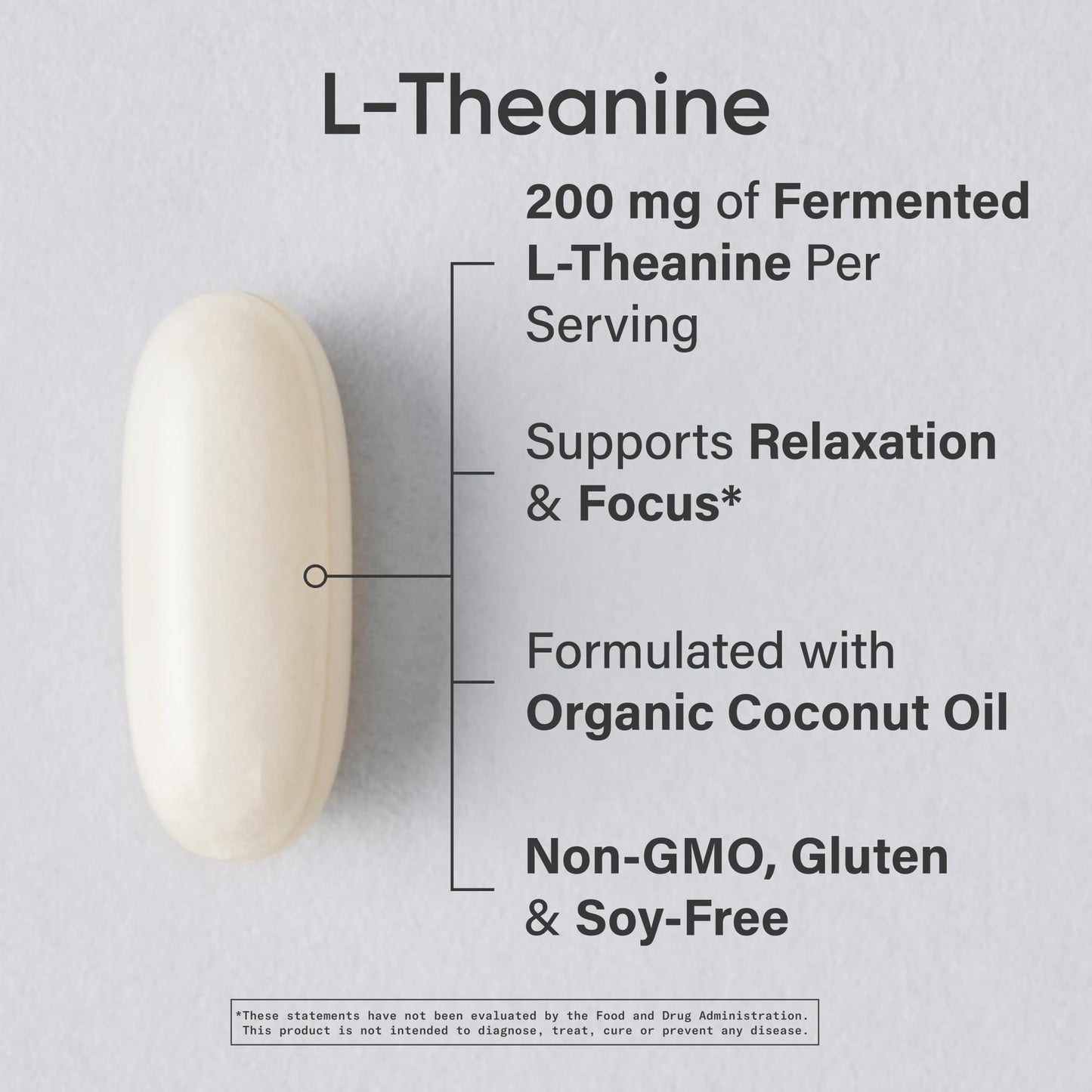 Sports Research L-Theanine 200mg with Suntheanine Softgels, 60 Count