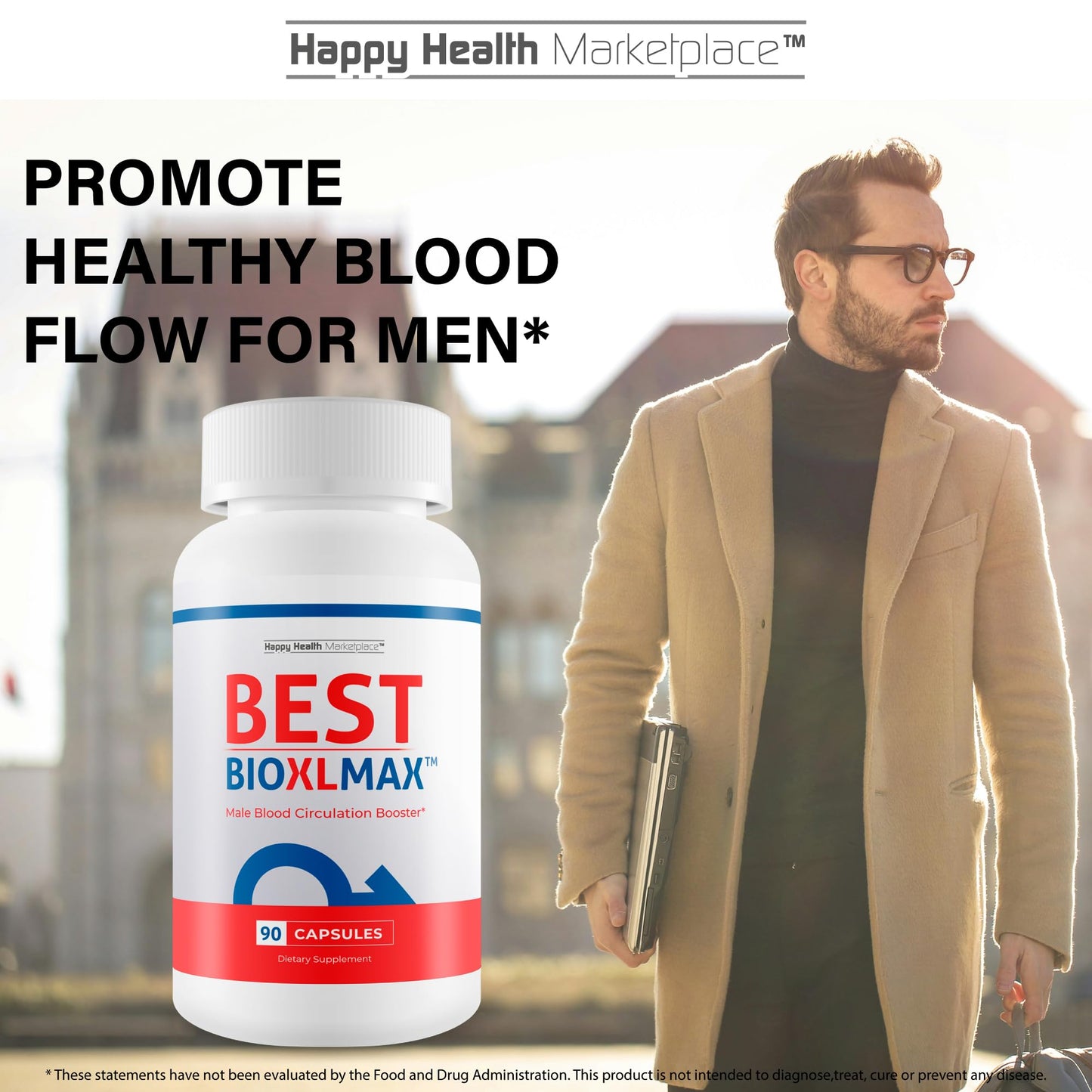 Happy Health Marketplace Bio XL Max Capsules 90 Count