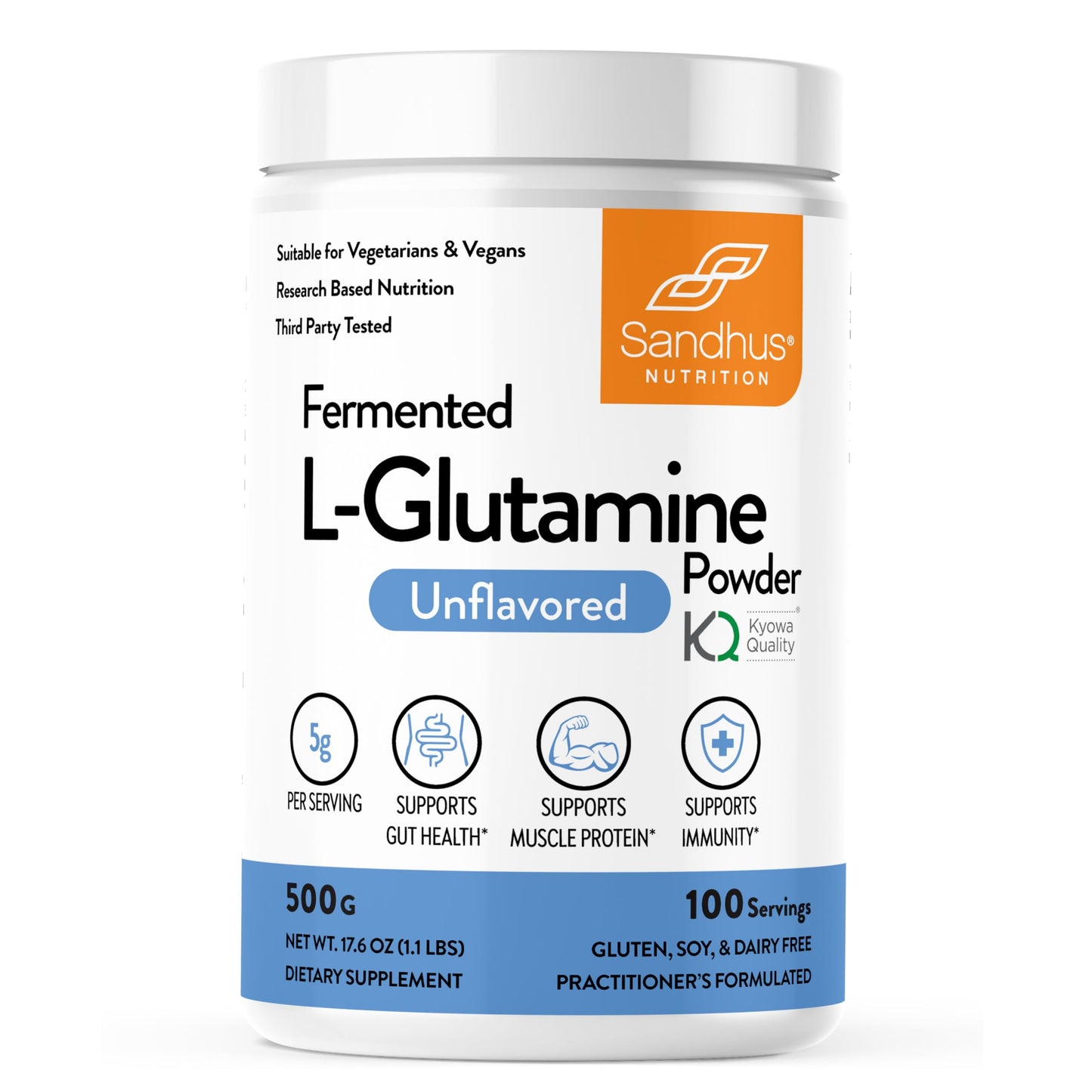 Sandhu's L-Glutamine Powder 17.6 oz