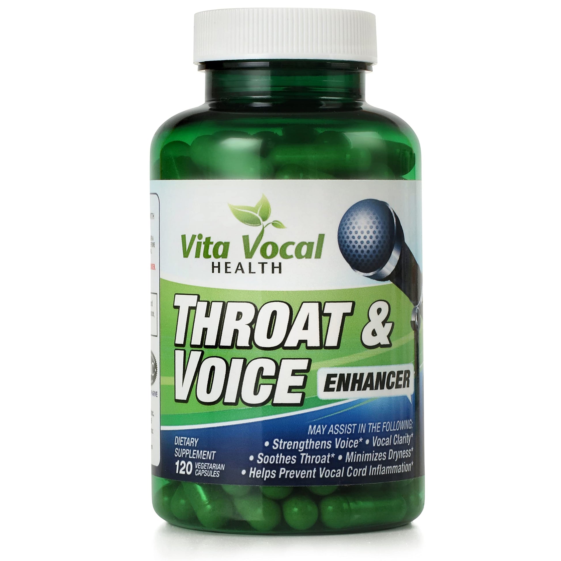 VITA VOCAL Throat & Voice Enhancer Capsules 120 Count