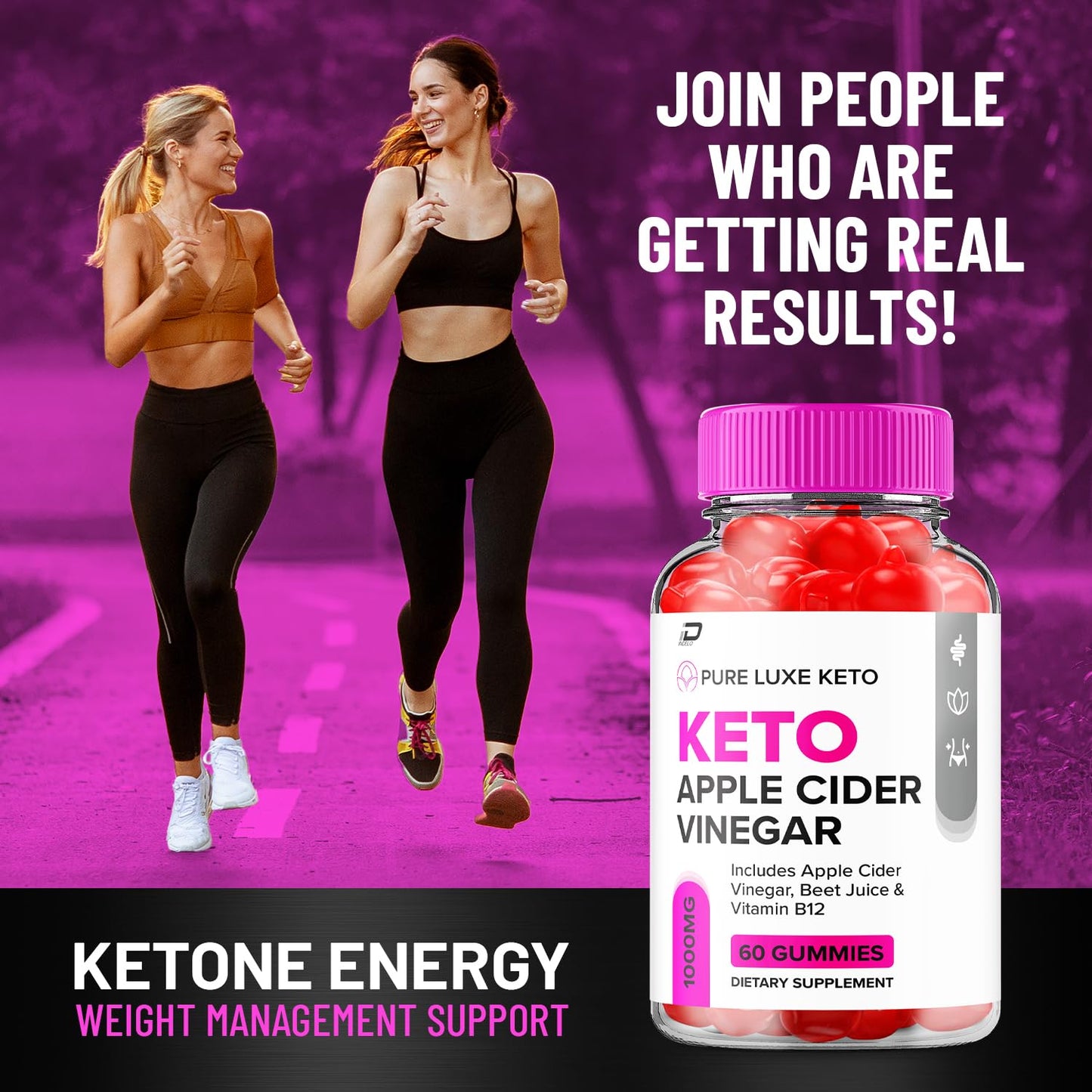 Indelo Pure Luxe Keto ACV Gummies 120 Gummies
