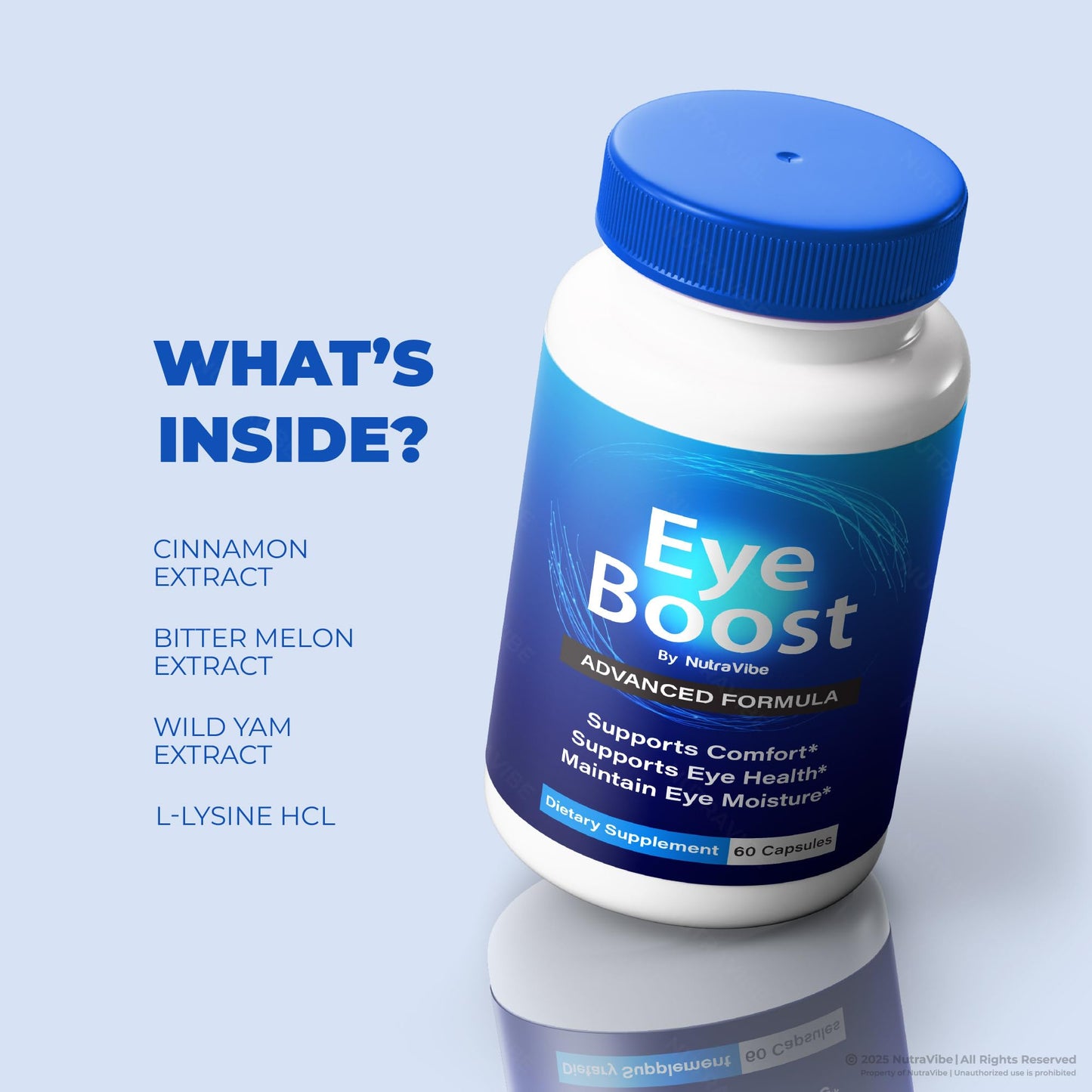 NutraVibe Eye Boost Capsules Eye Health & Vision Support Supplement, 120 Count