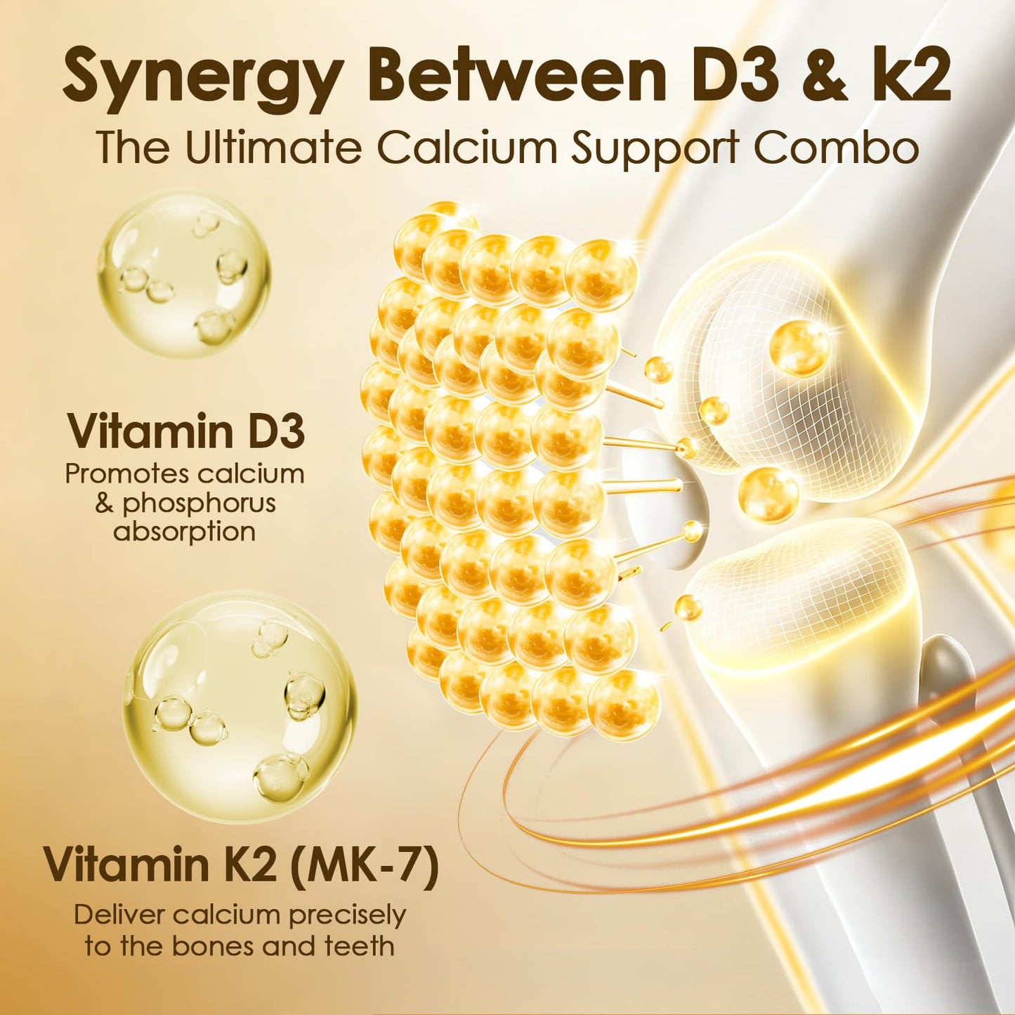 NATURE TARGET Vitamin D3 K2 Capsule 120 Count