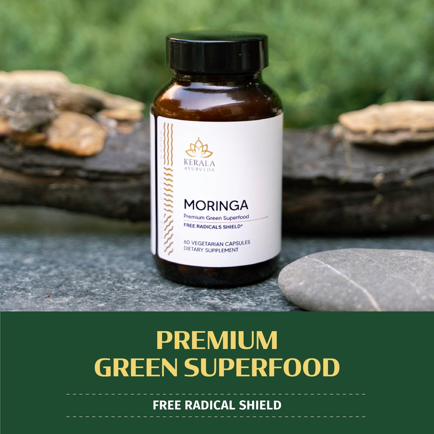 Kerala Ayurveda Moringa 450 mg Leaf Extract, 60 Veg Capsules