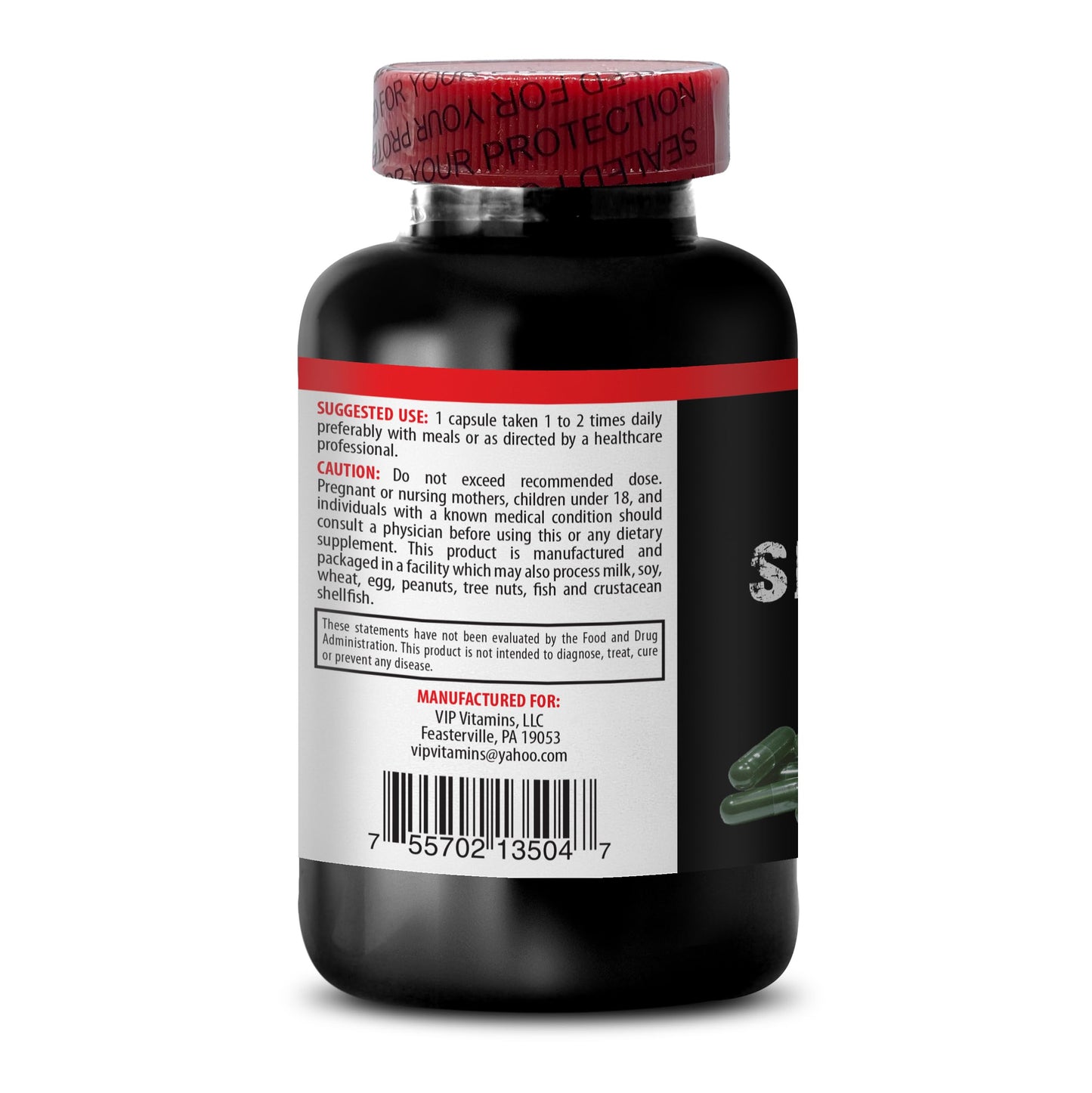 SKIN CARE SOLUTIONS Spirulina Capsule 60 Count