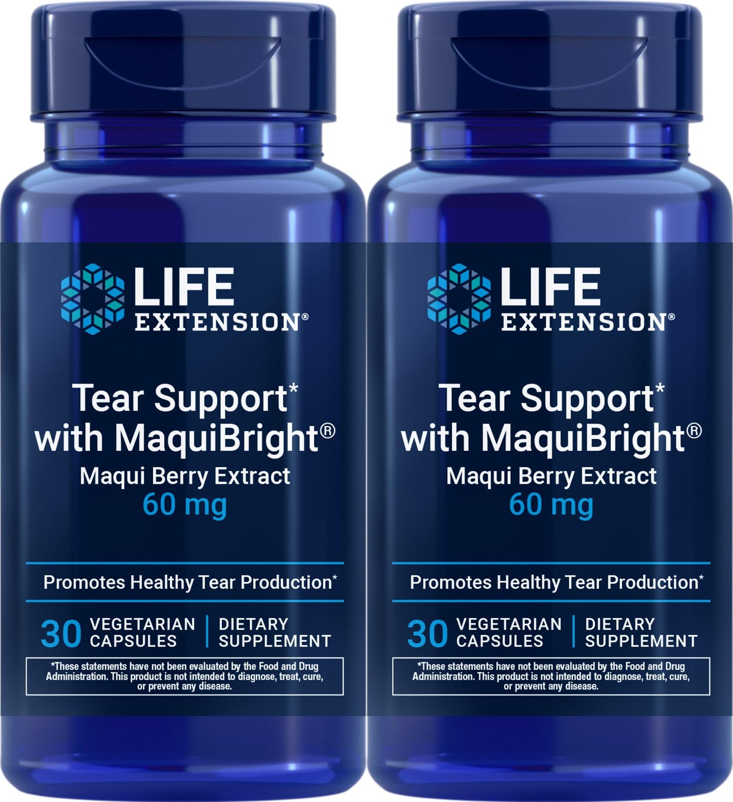 Life Extension Tear Support with MaquiBright 60 mg Capsules, 60 Count