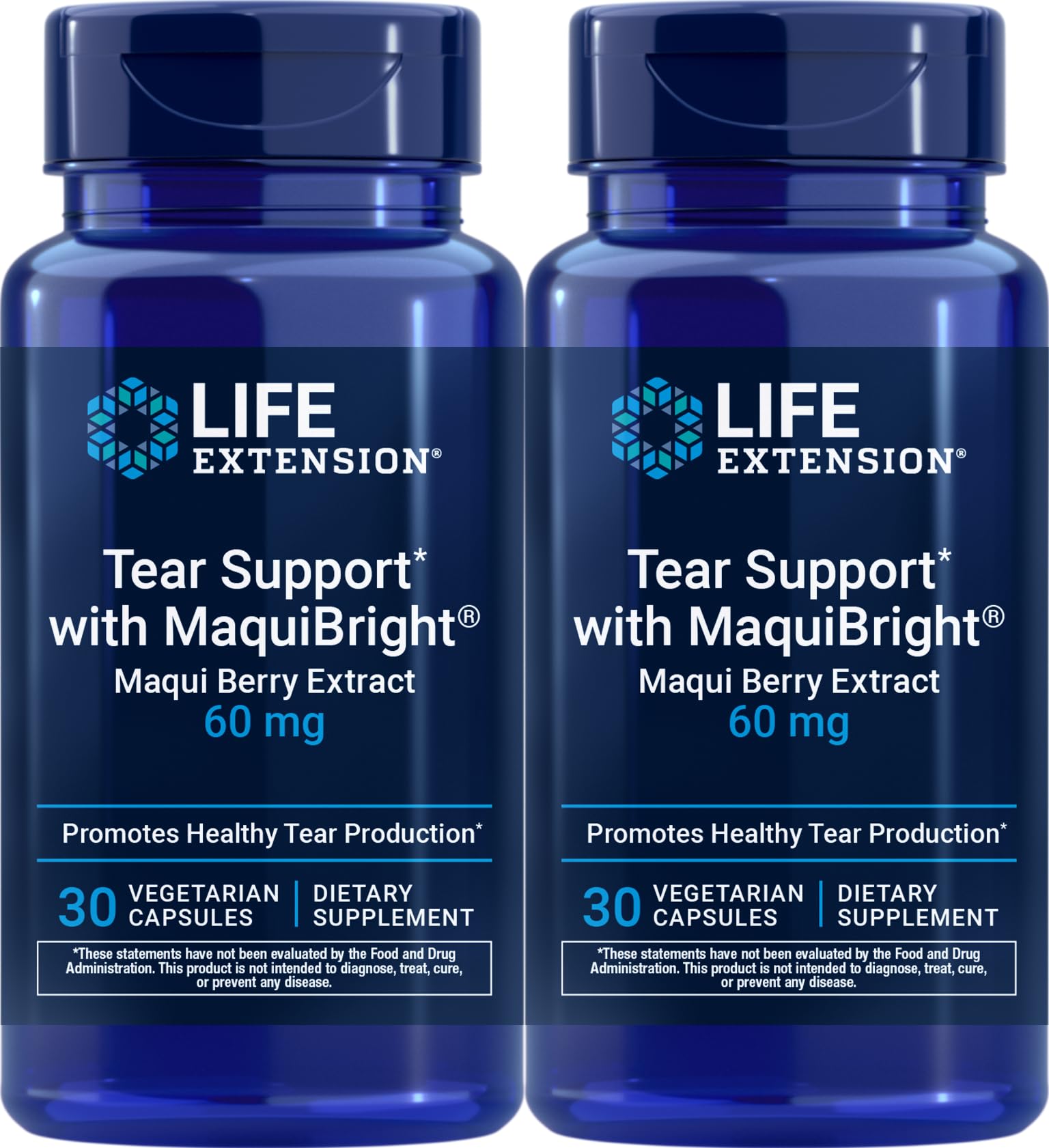 Life Extension Tear Support with MaquiBright 60 mg Capsules, 60 Count