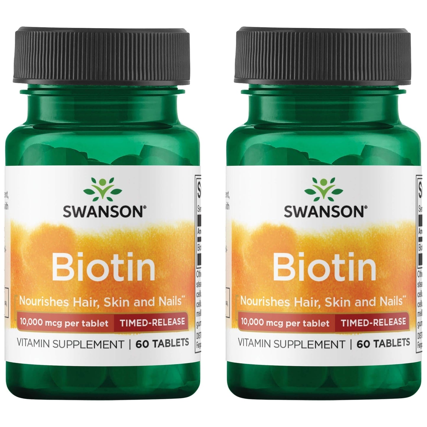 Swanson Biotin Timed-Release 10,000 mcg Capsules 120 Count