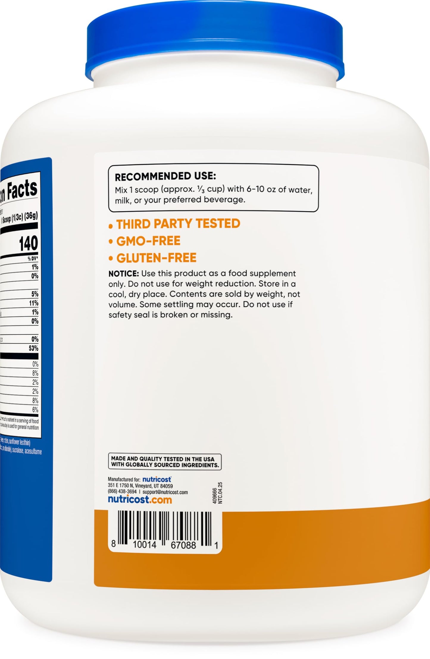 Nutricost Whey Protein Isolate Powder Salted Caramel 80