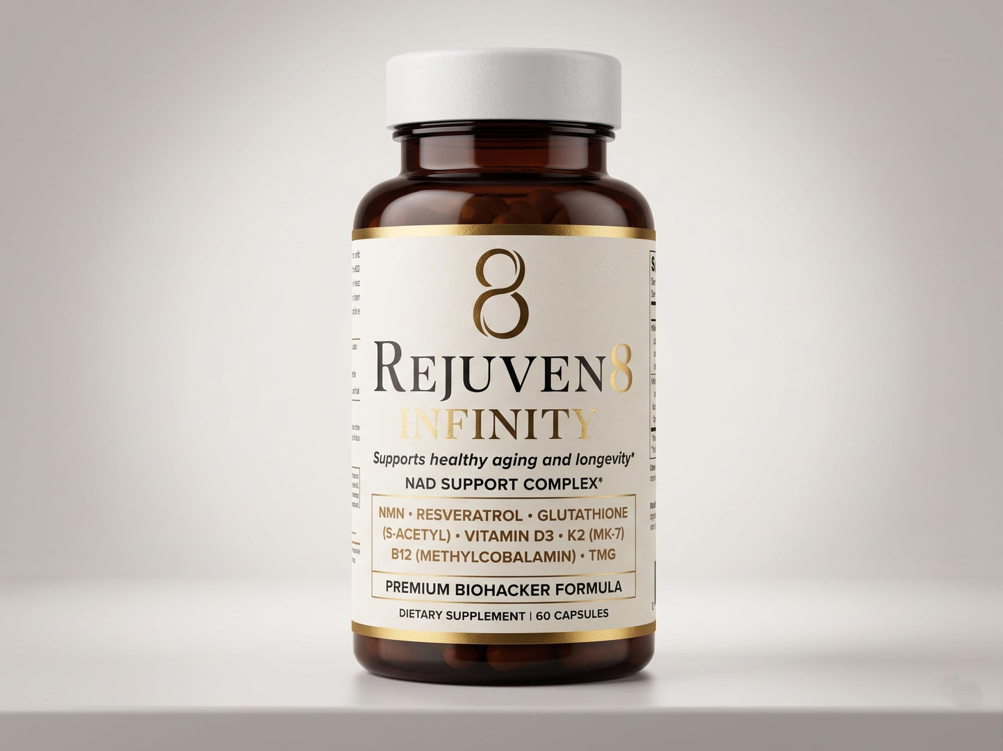 Rejuven8 pharmaceuticals Infinity Cellular Renewal Supplement Capsules, 60 Count