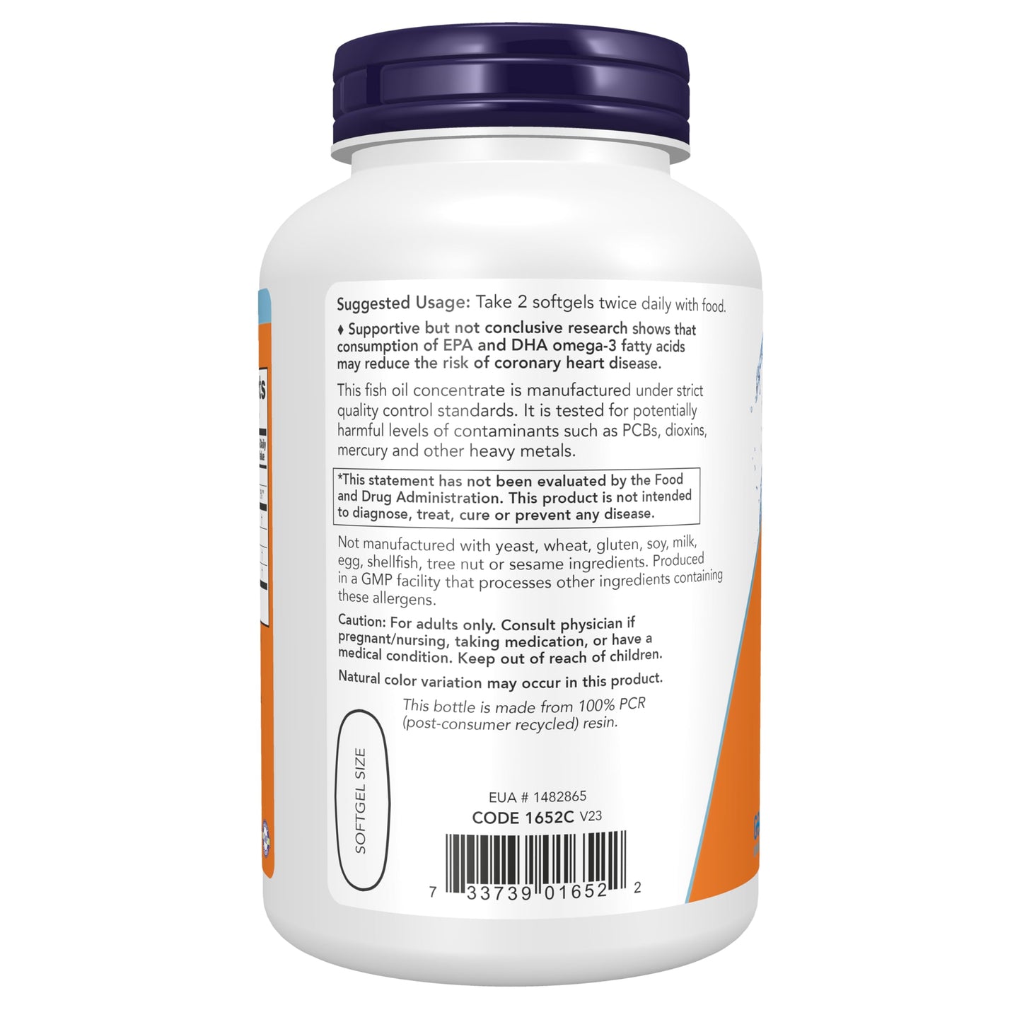 NOW Foods Omega-3 180 EPA / 120 DHA Softgels 200