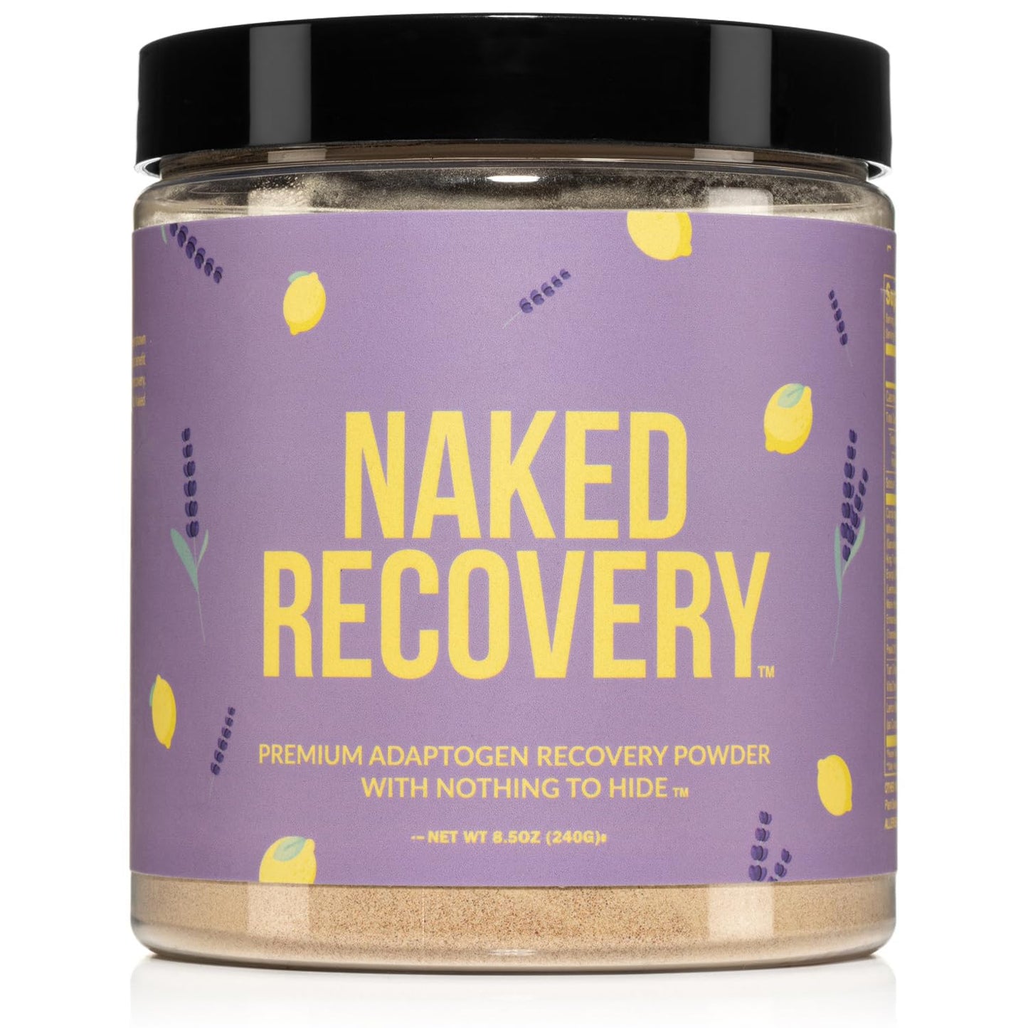 NAKED Recovery Mushroom Supplement Powder 8.5 oz