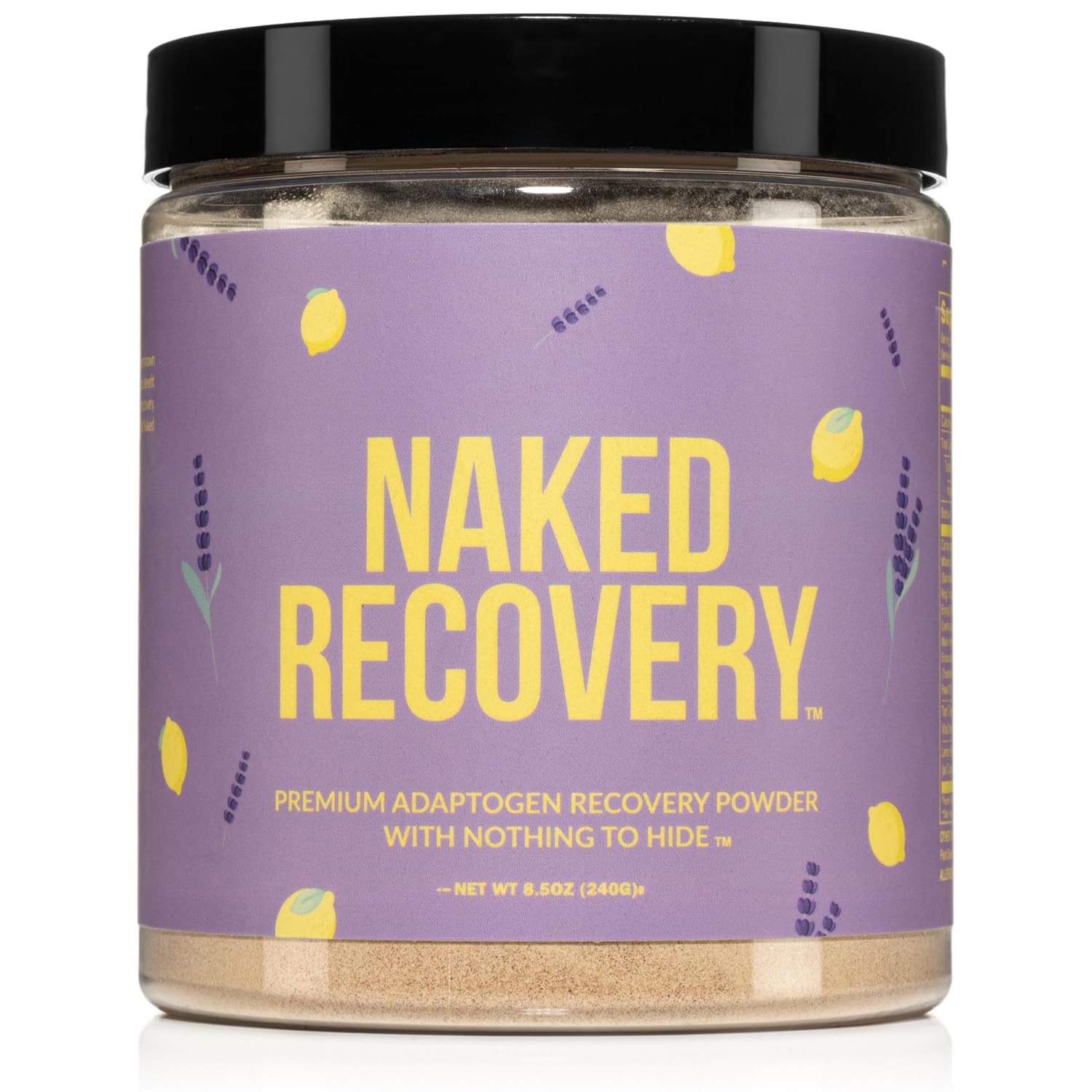 NAKED Recovery Mushroom Supplement Powder 8.5 oz