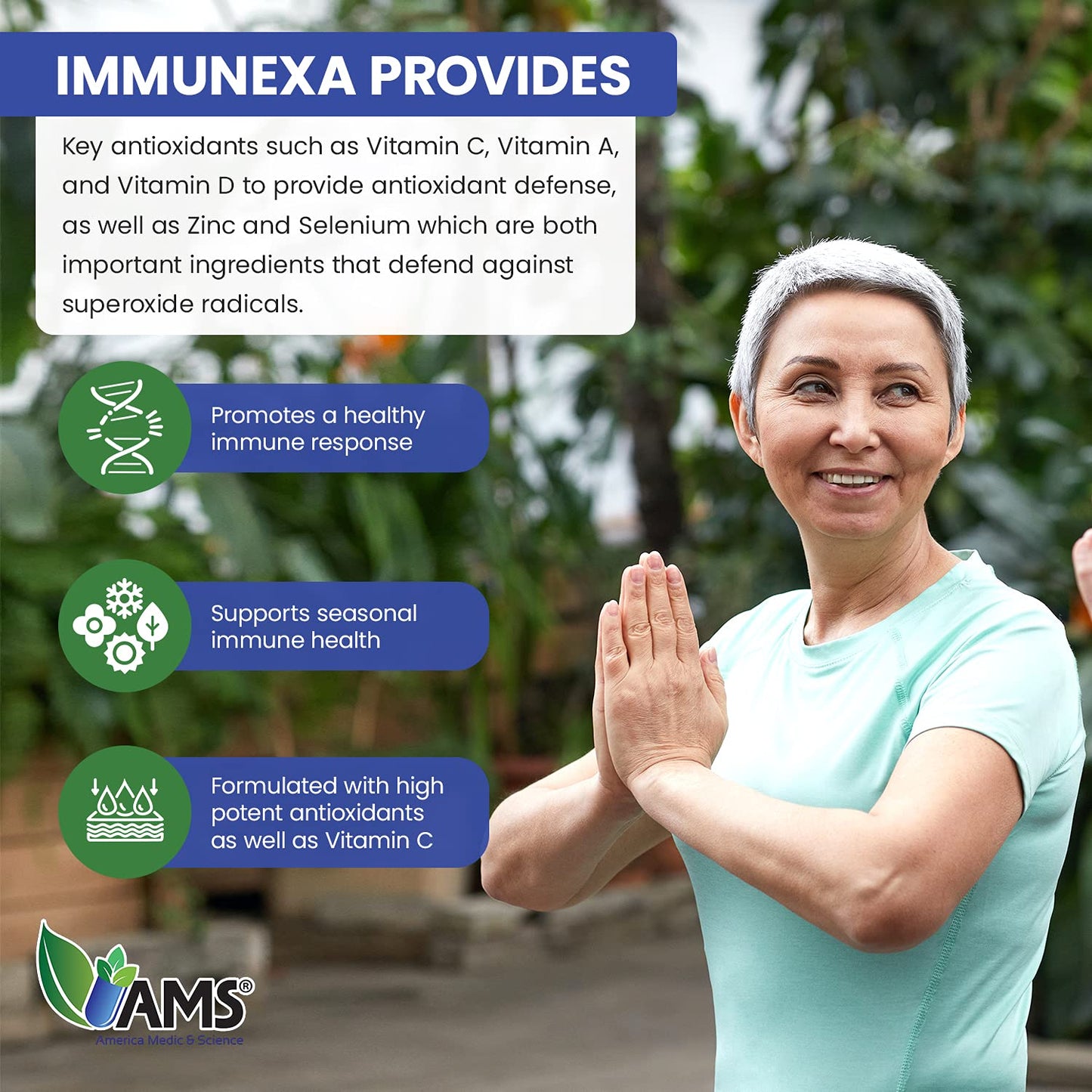 America Medic & Science Immunexa 7 in 1 Immune Support Booster 60 Capsules
