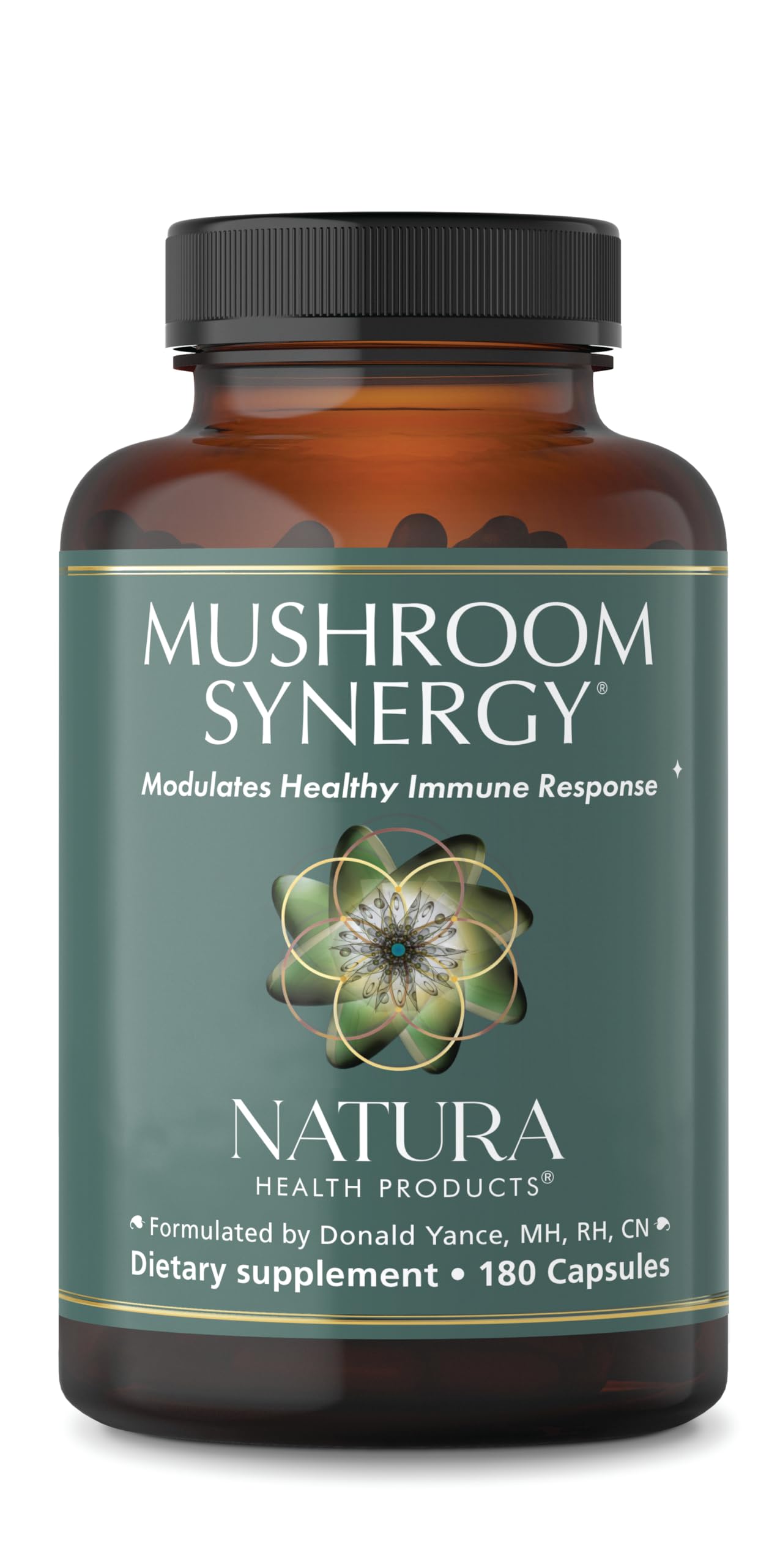 Natura Health Products Mushroom Synergy Turkey Tail Reishi & Chaga 180 Capsules