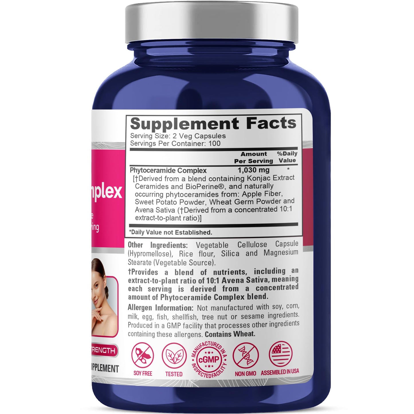 NusaPure Phytoceramide Complex Capsules 200