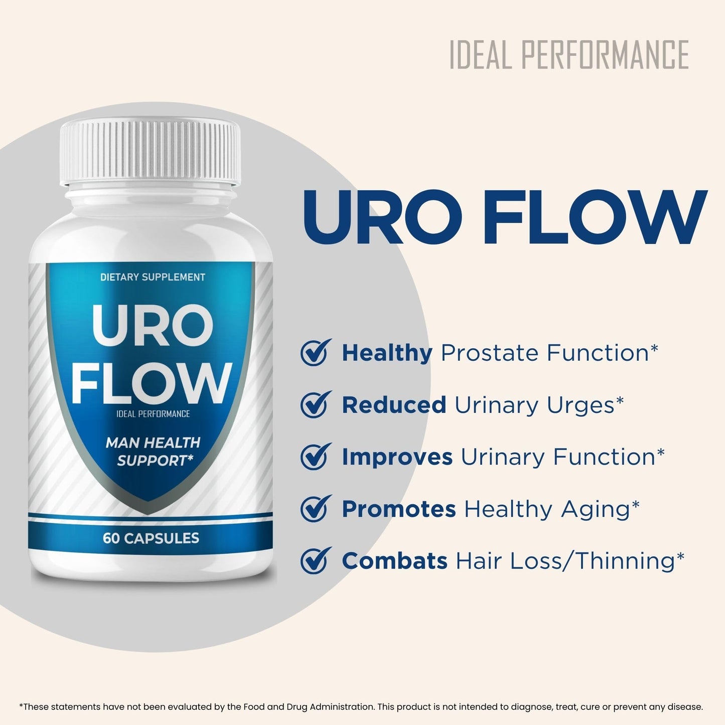 IDEAL PERFORMANCE Uroflow for Men Capsules 300
