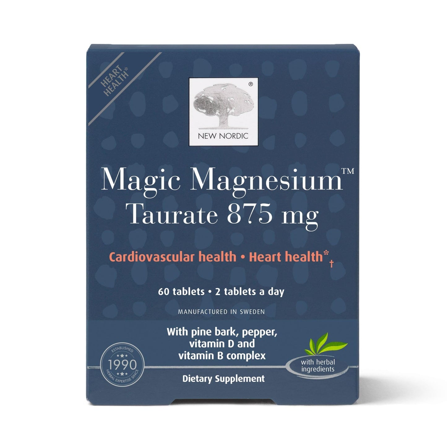 NEW NORDIC Magic Magnesium Taurate 875mg Capsule, 60 Count