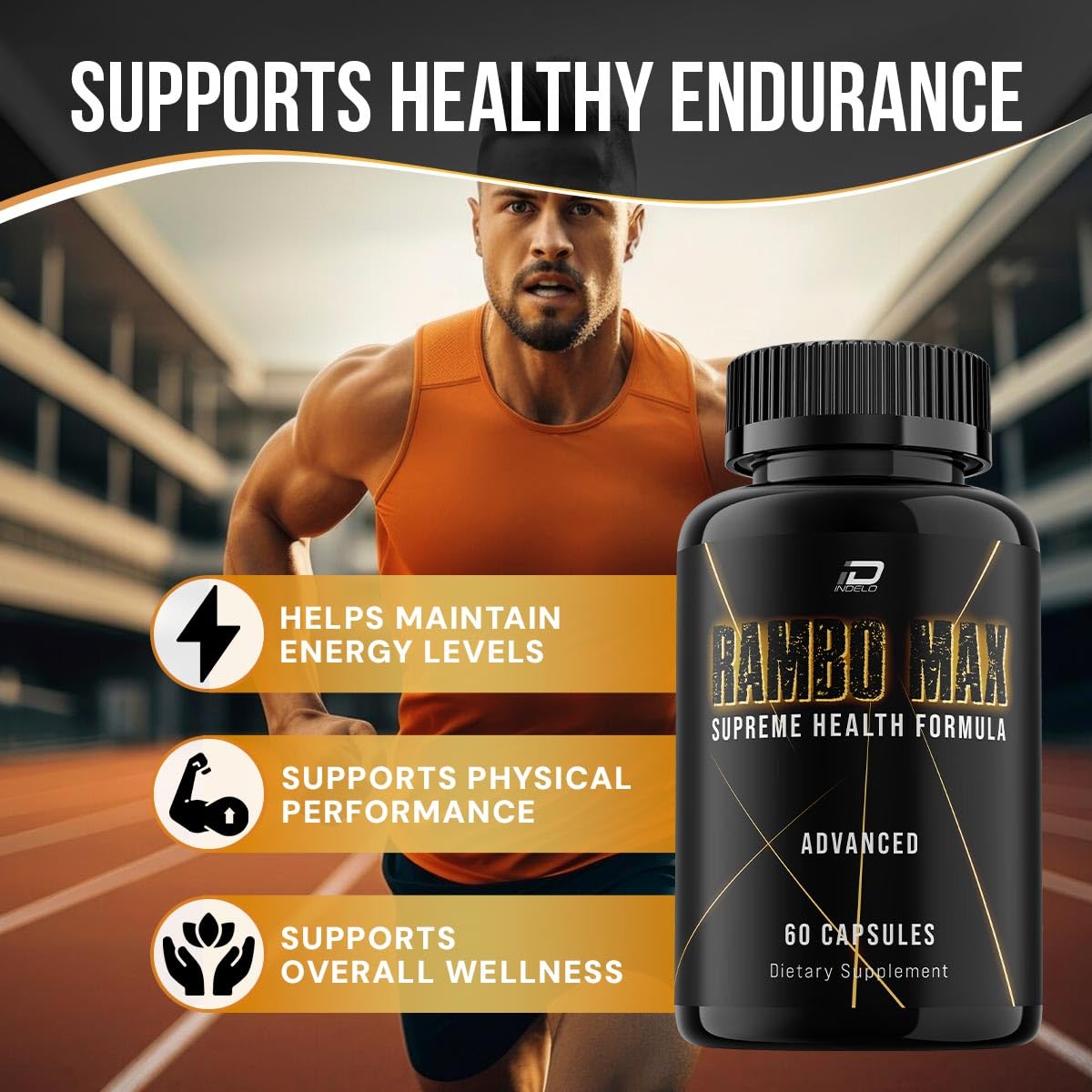 Indelo Rambo Max Capsule, 180 Capsules