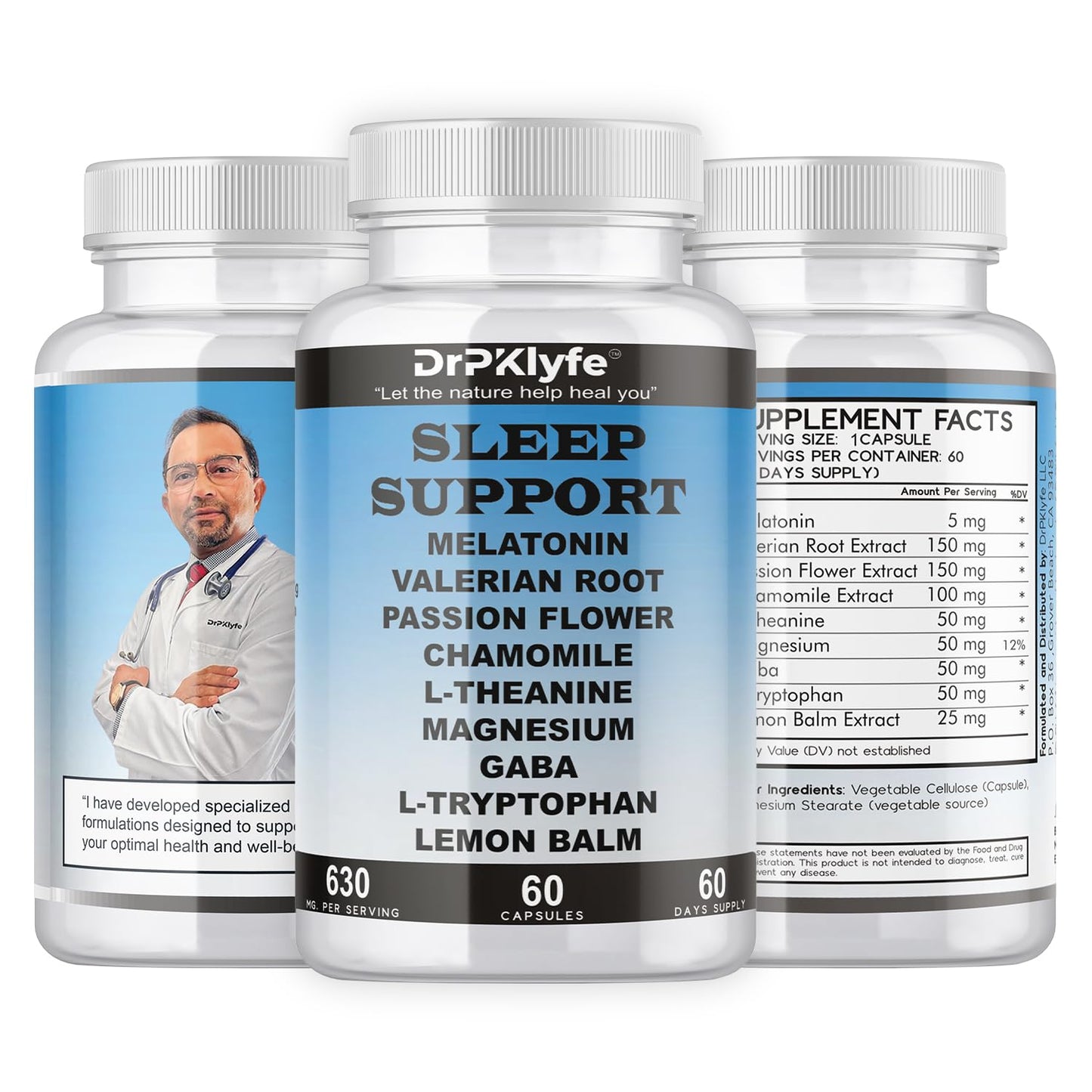 DrPKLyfe Sleep Aid 60 Capsules
