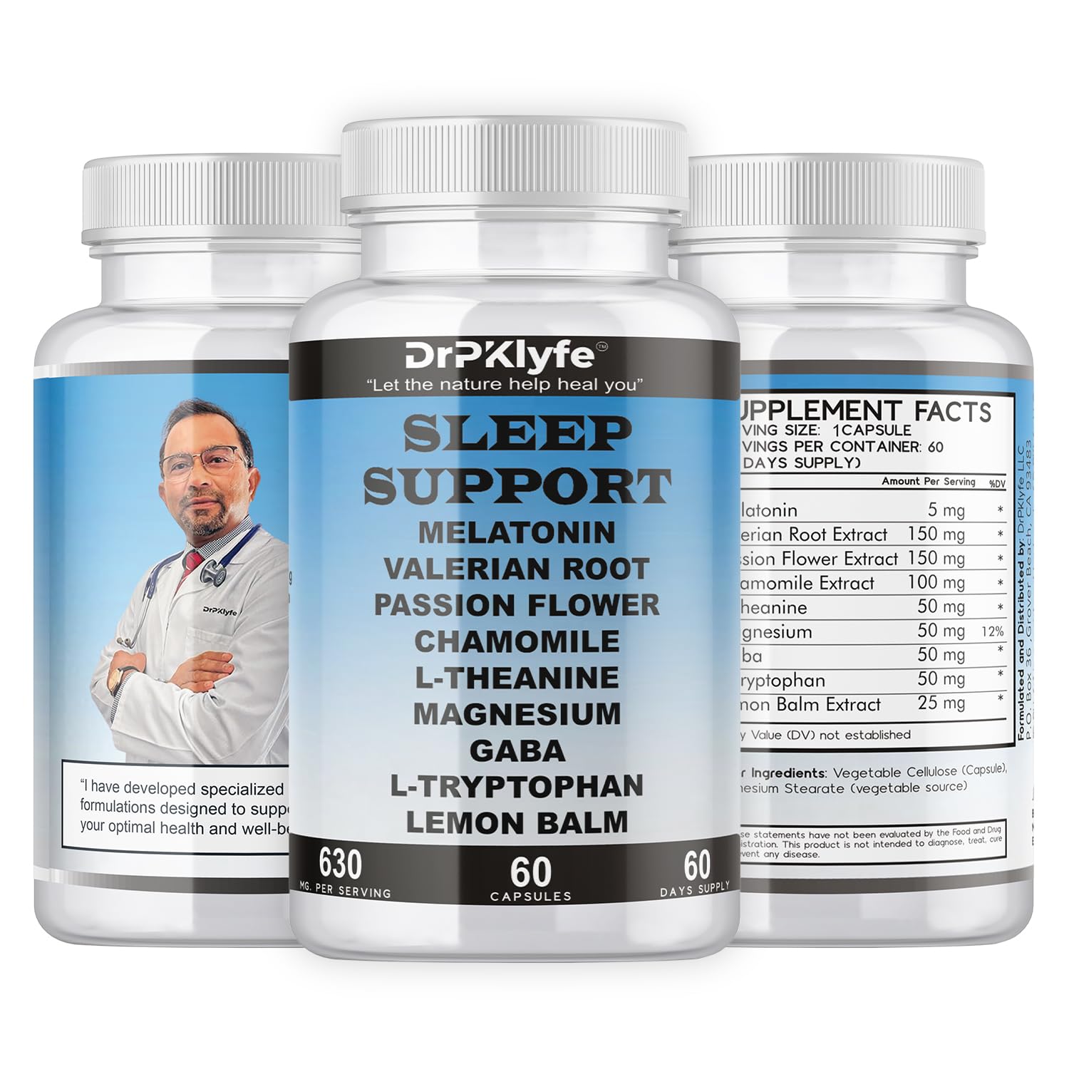 DrPKLyfe Sleep Aid 60 Capsules
