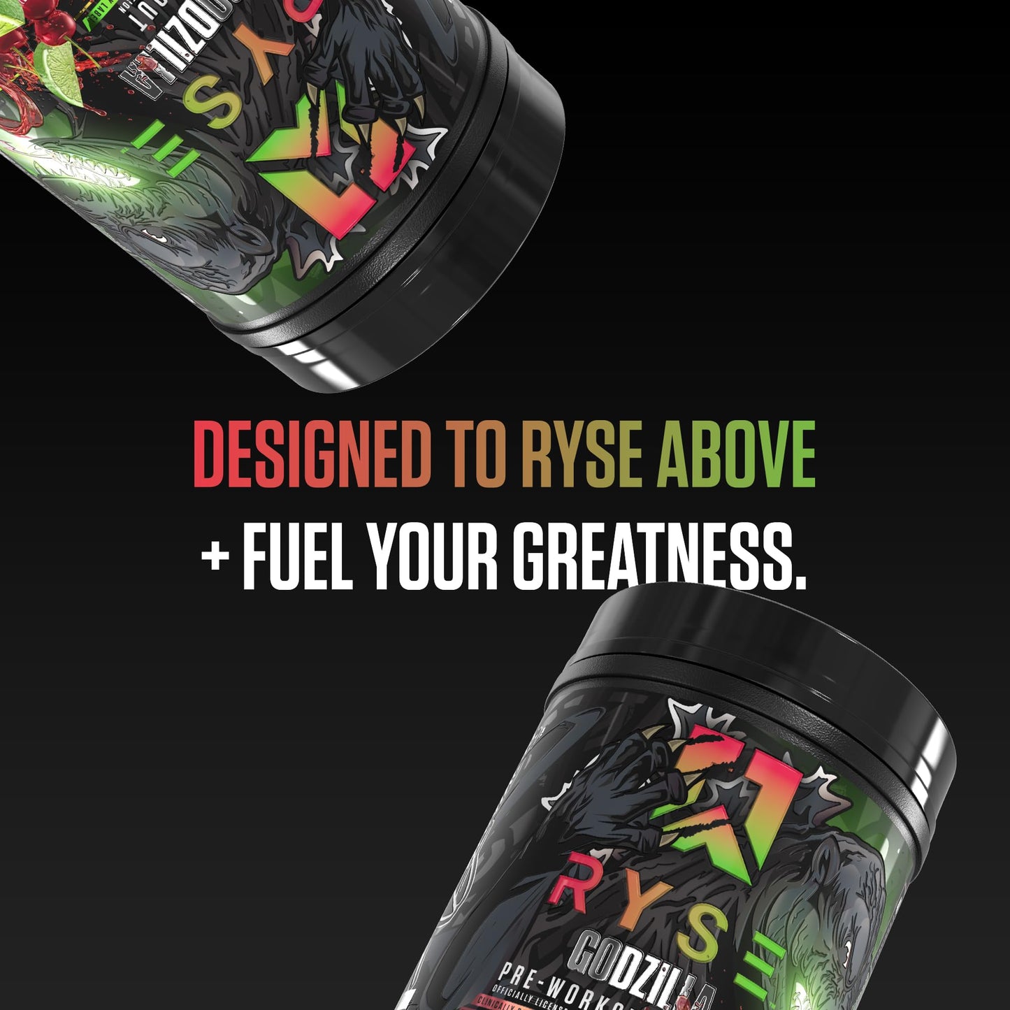 RYSE Up Supplements Godzilla X Noel Deyzel Pre Workout Powder - Cherry Limeade, 25.6 oz