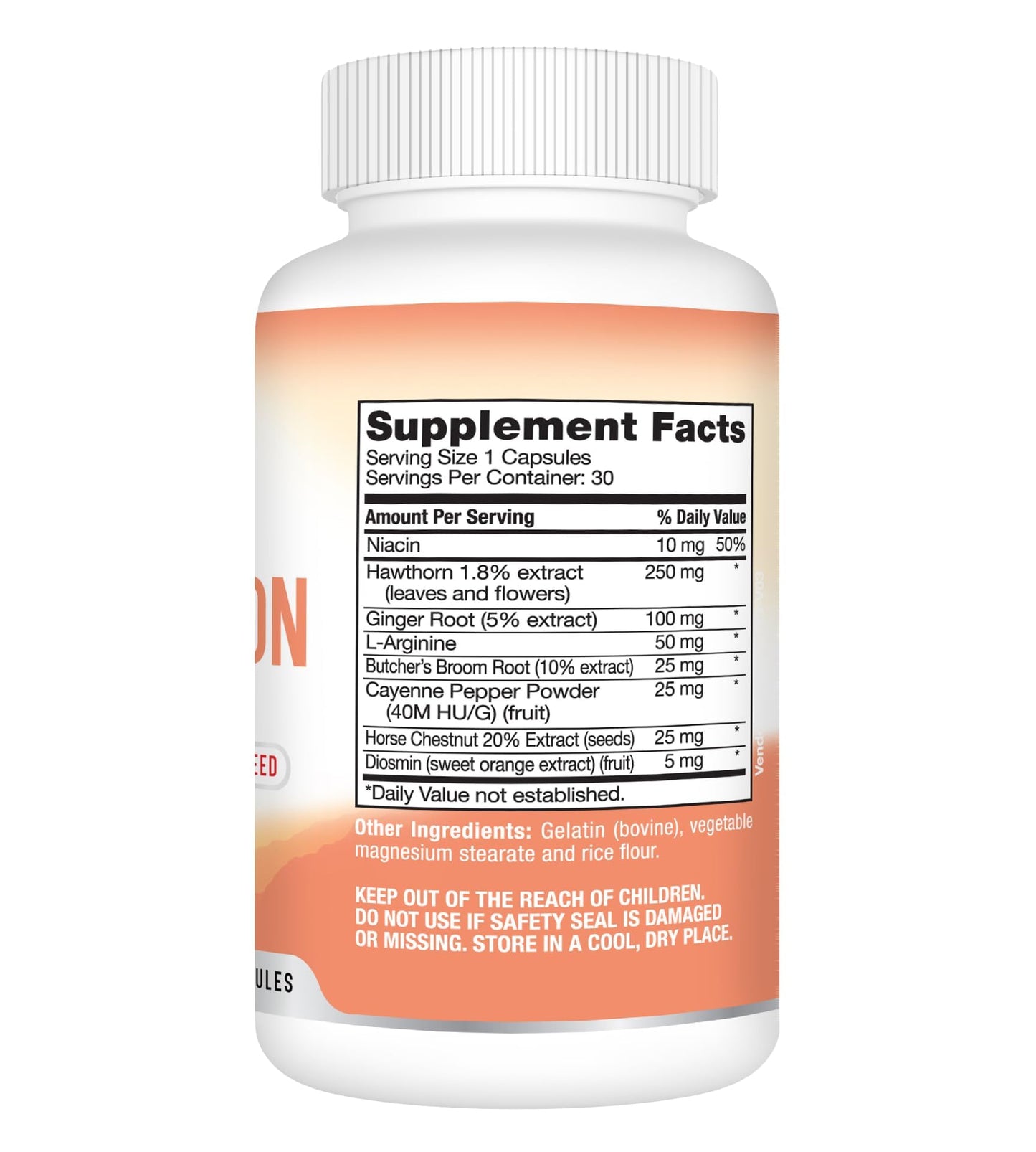 Best Earth Naturals Circulation Supplement - Balanced Formula for Optimal Circulatory Support Capsule, 1 Count