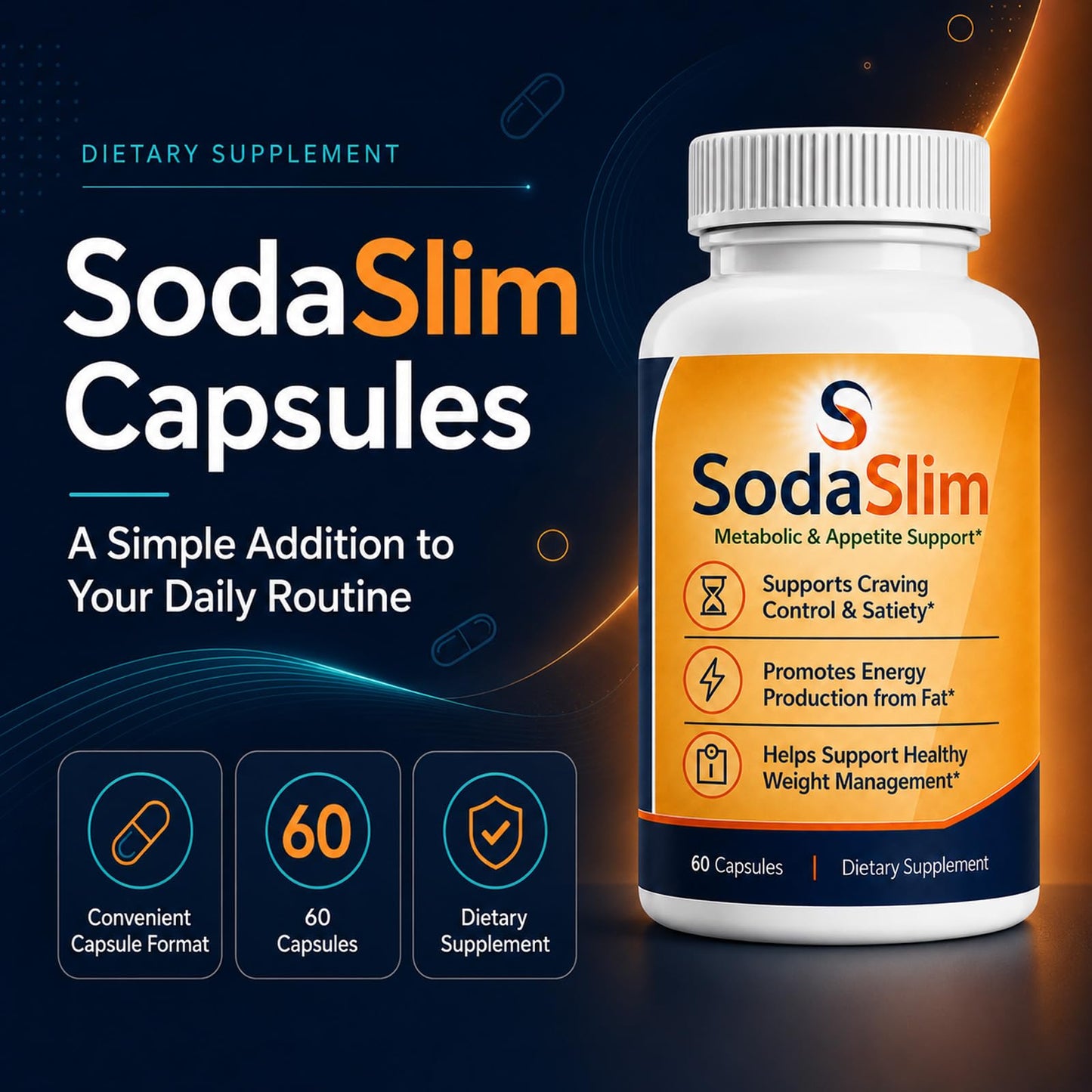 SABINROSE SodaSlim Capsules, 60 Count