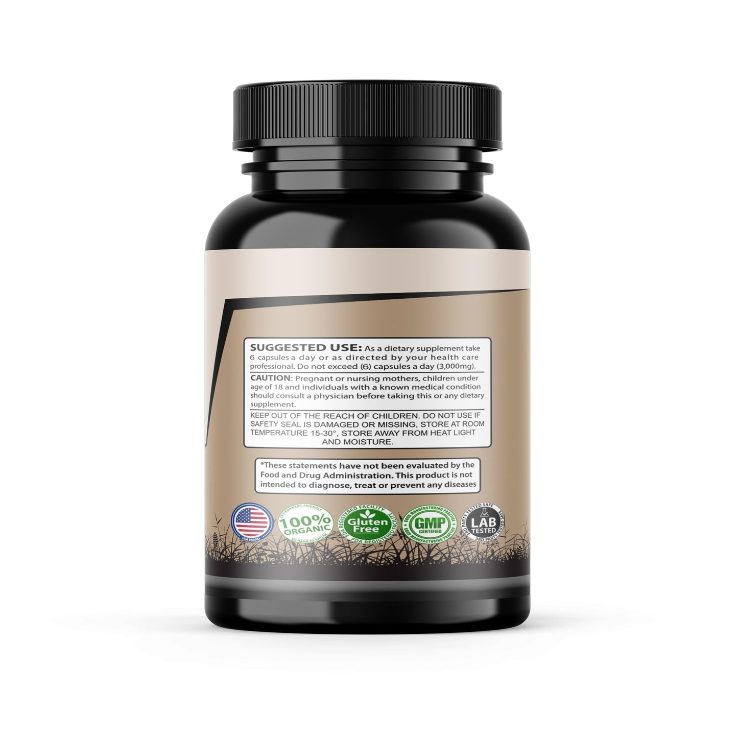SMSHEALTHPRODUCTS.com Beef Organ Supplement - Grass Fed & Pasture Raised Organ Complex, 3000mg Desiccated Beef Liver, Heart, Kidney, Pancreas, Spleen - 180 Capsules