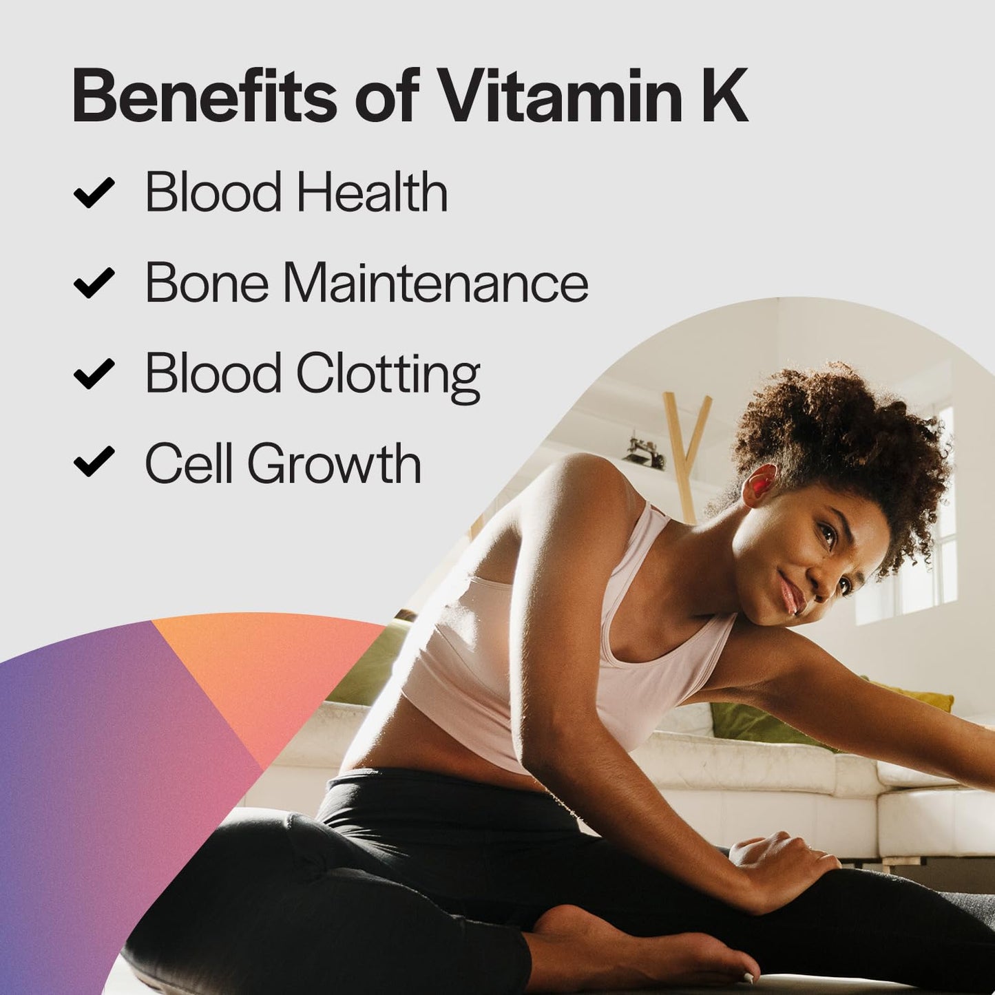 PureFormulas Vitamin K2 MK7 (Menaquinone-7) High Potency 90mcg, 60 Capsules