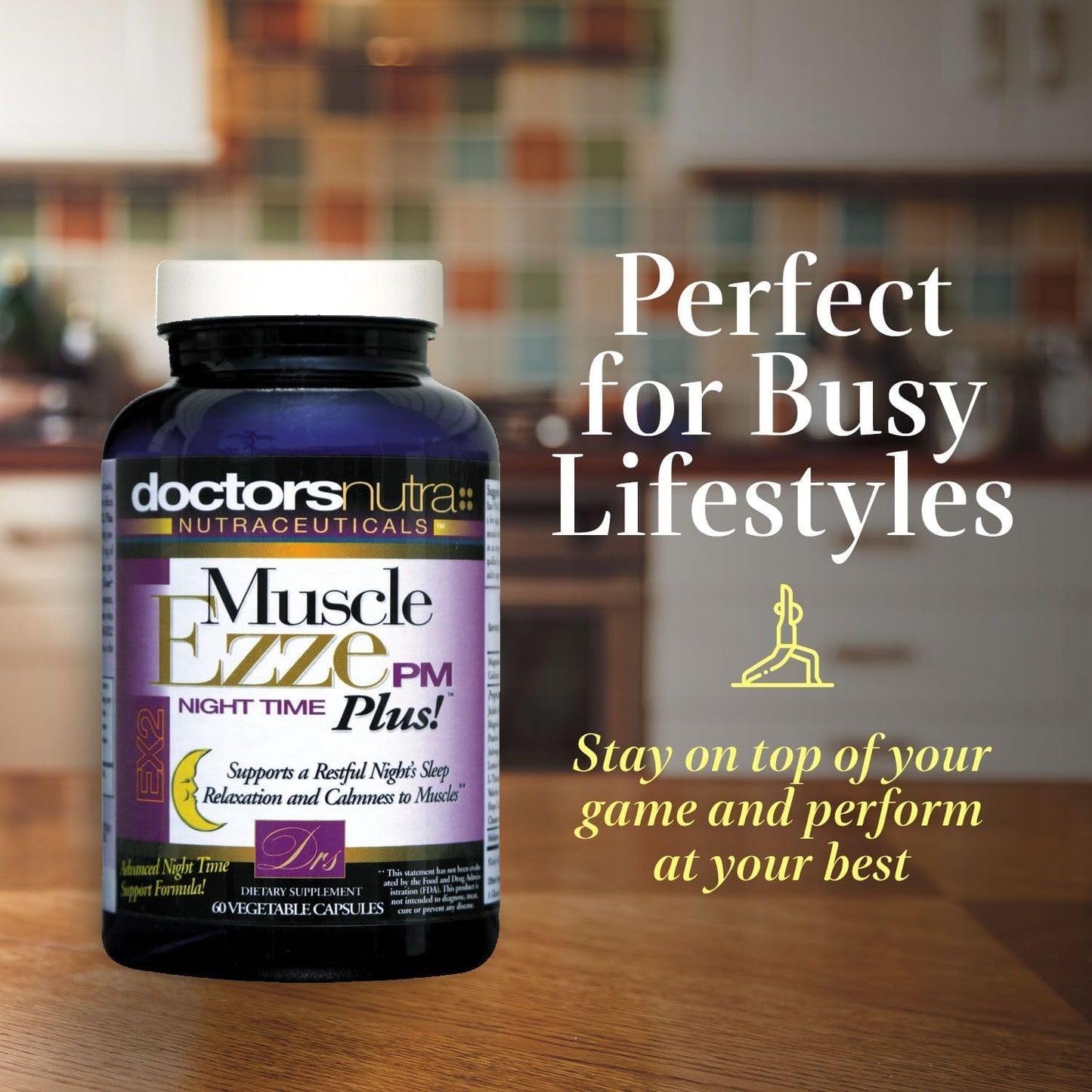 Doctors Nutra Nutraceuticals Muscle Ezze PM Plus Night Time Capsules 120 Capsules