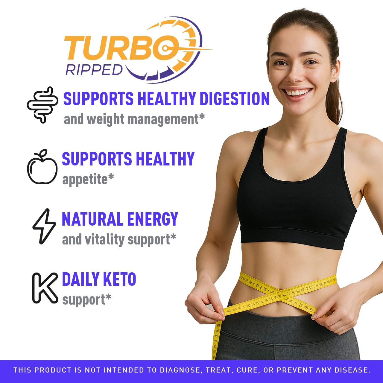 LIVORKA Turbo Ripped Keto ACV 120 Gummies