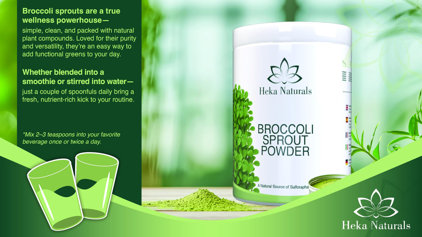 Heka Naturals Organic Broccoli Sprout Powder 5.3 oz