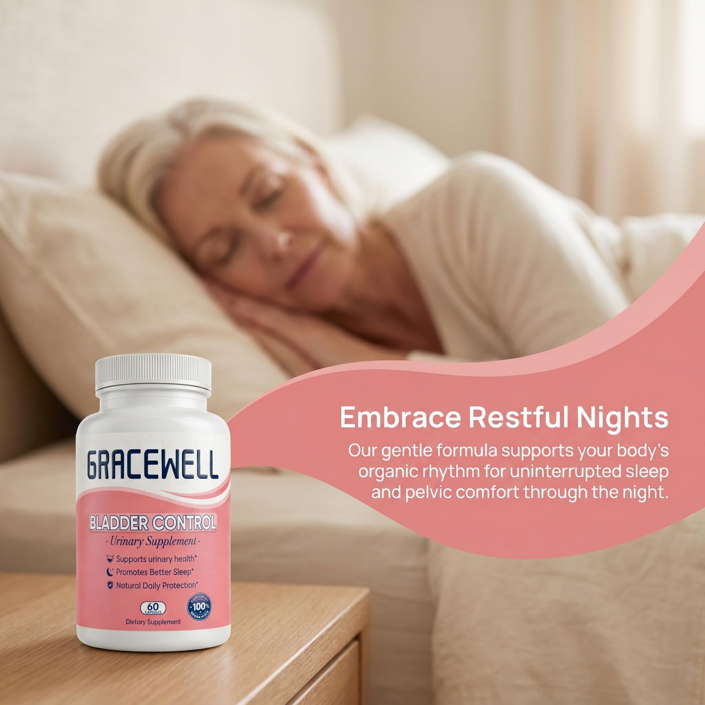 BERSEG GraceWell Bladder Wellness Support for Women 60 Capsules