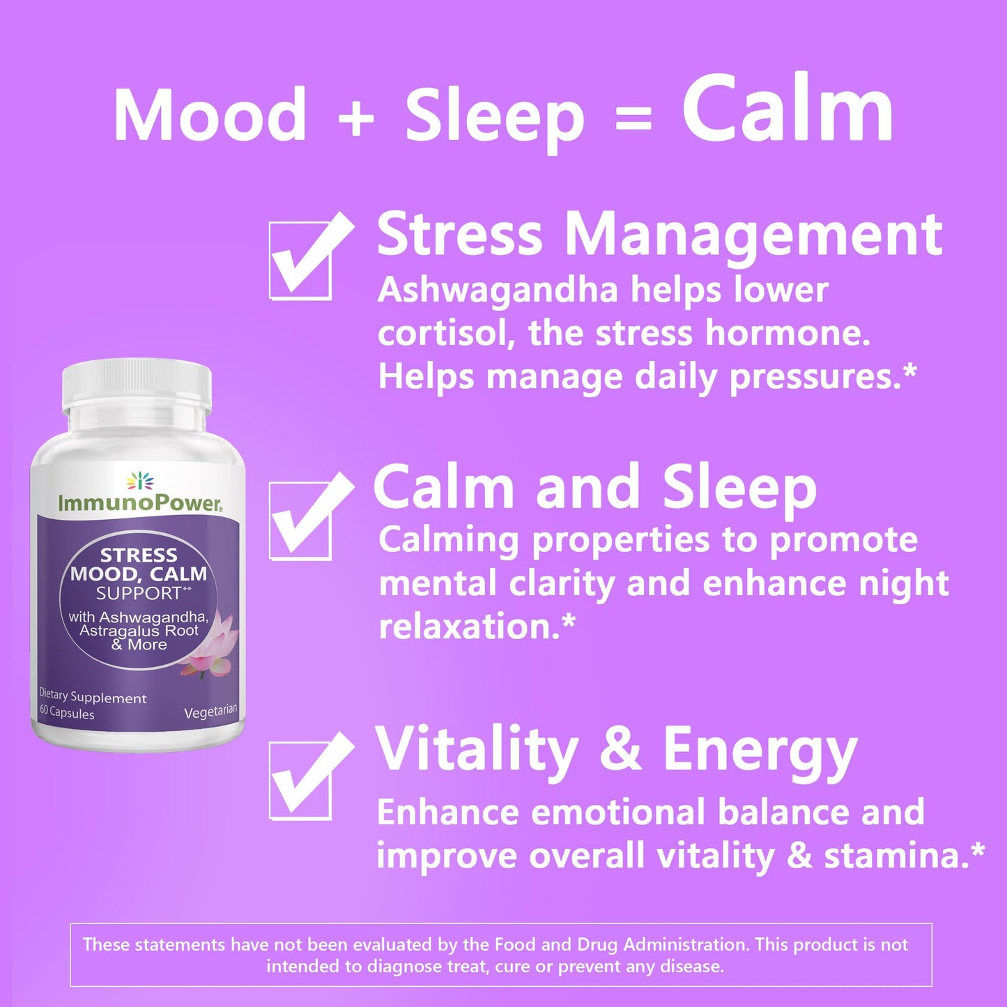 ImmunoPower Mood Support Capsules, 60 Capsules