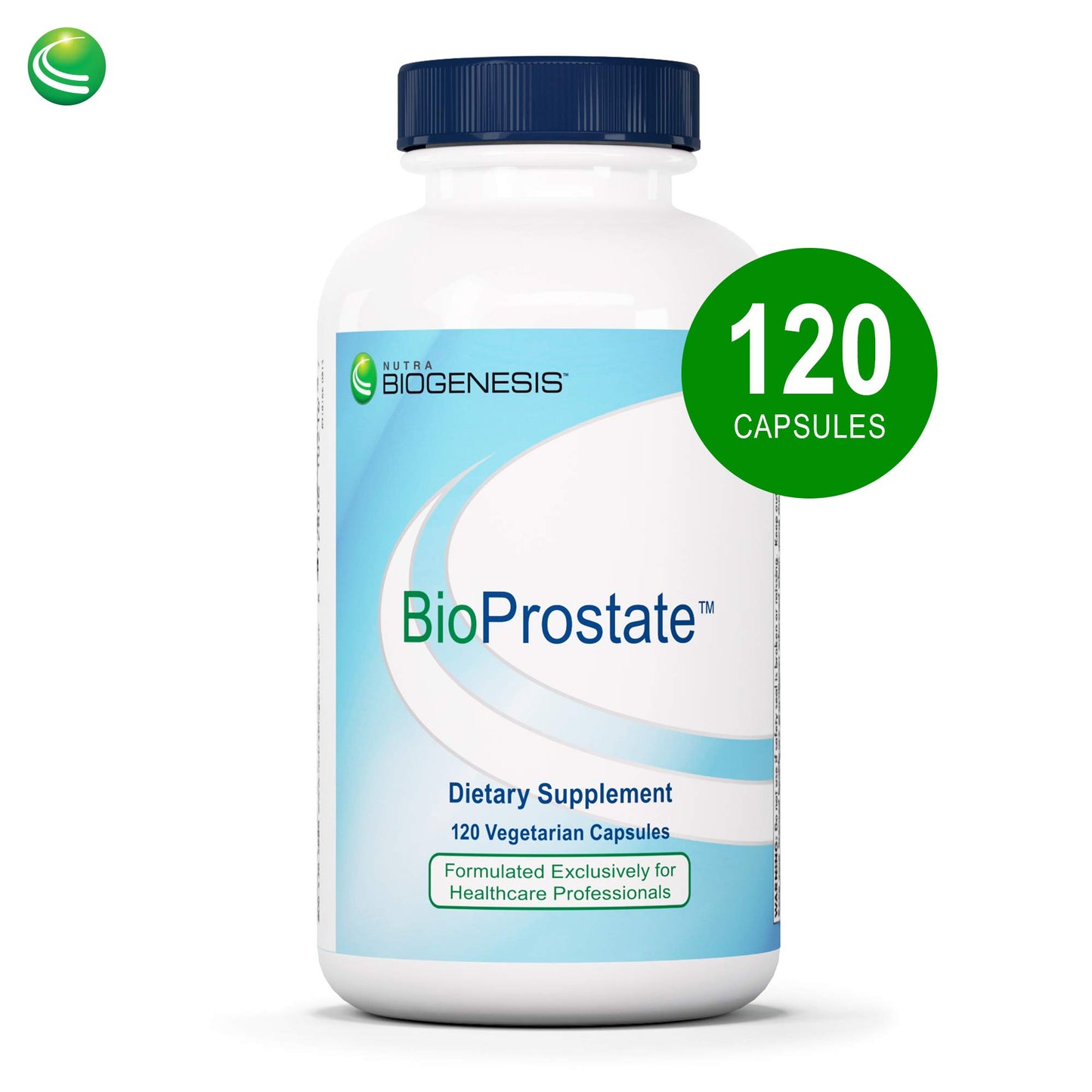 Nutra BioGenesis BioProstate Saw Palmetto for Men, Prostate Health Supplements for Men, Urination Flow Support with Pumpkin Seed, Nettle & Pygeum, 120 Capsules