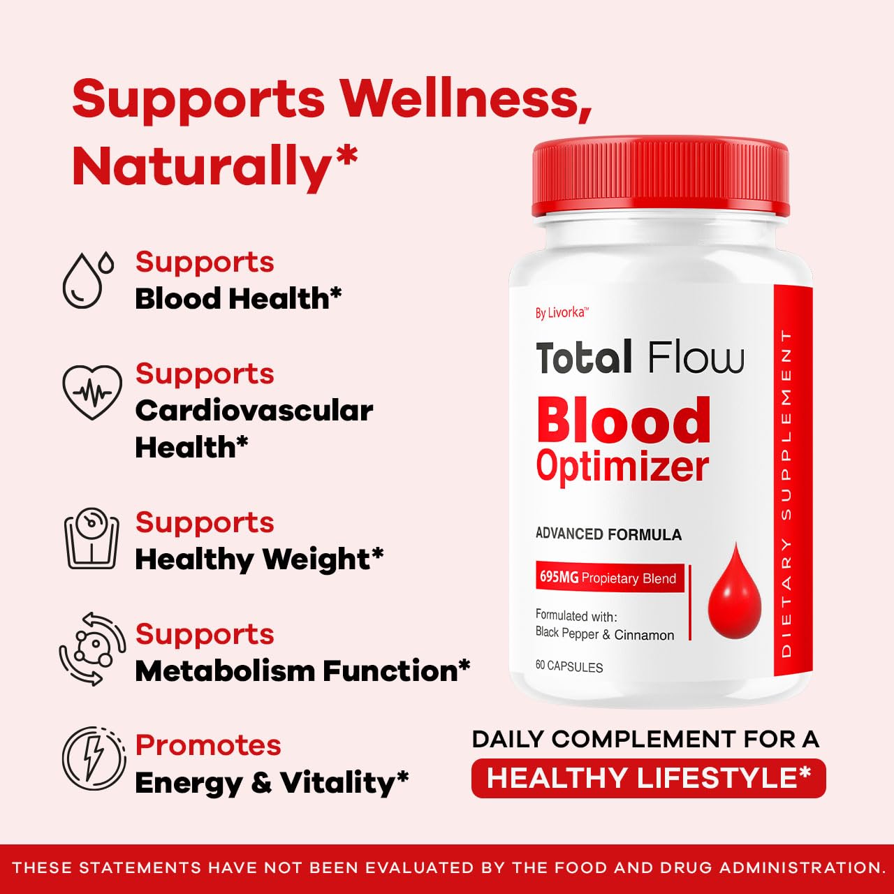 LIVORKA Total Flow Capsules, 300 Capsules