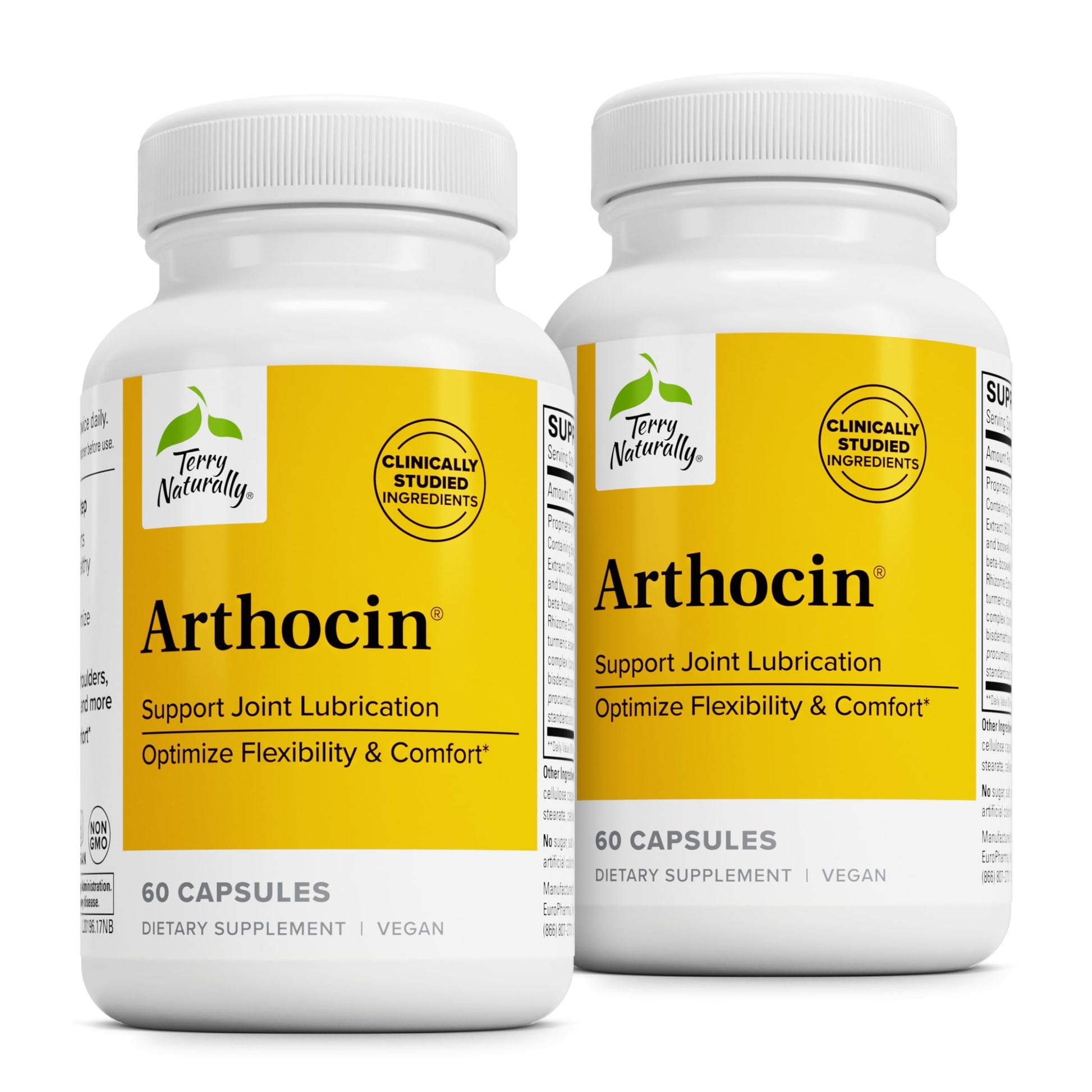 Terry Naturally Arthocin Boswellia Serrata Capsules with Devil's Claw & Curcumin - Joint & Spine Support - 120 Capsules