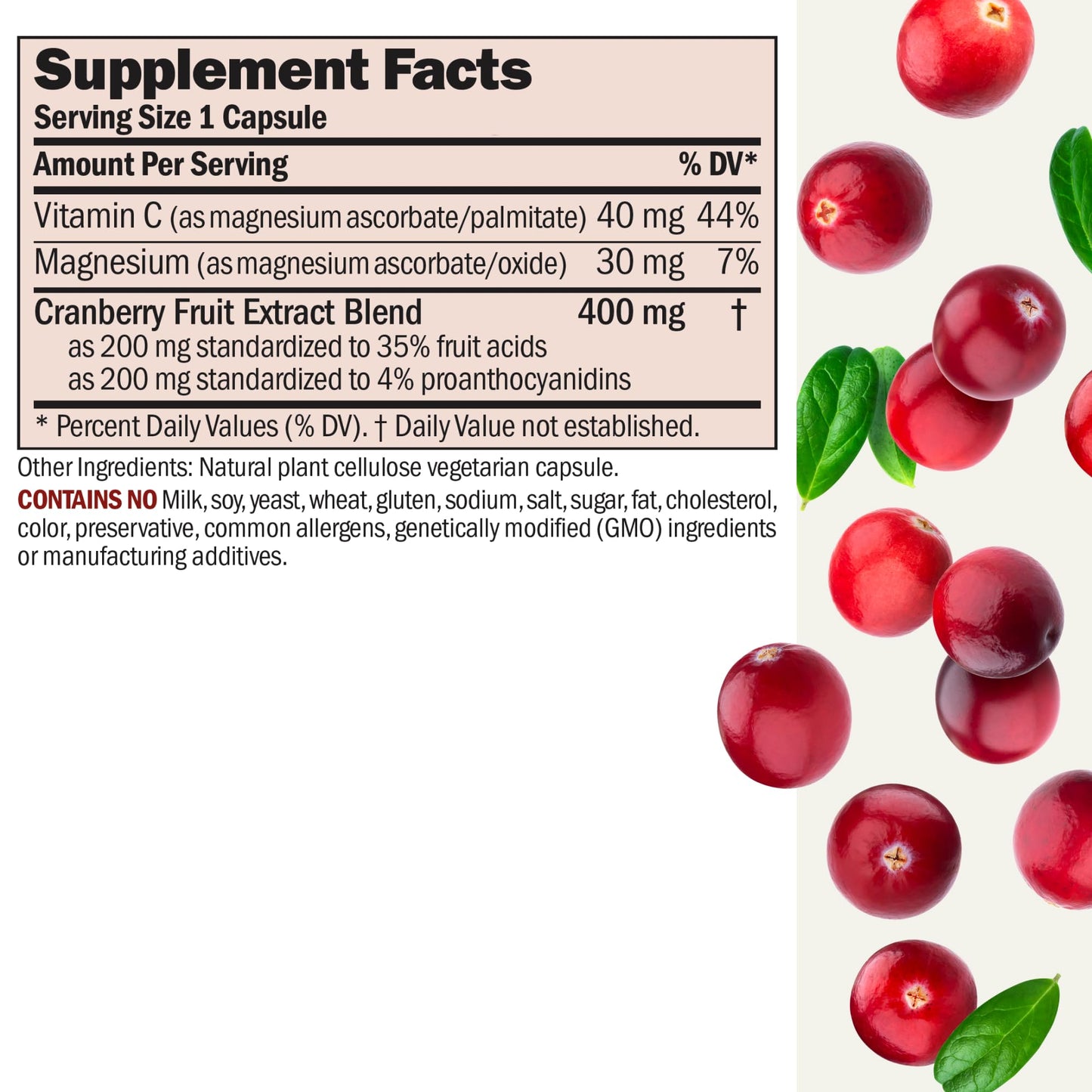 ANDREW LESSMAN Cranberry Benefits 60 Capsules