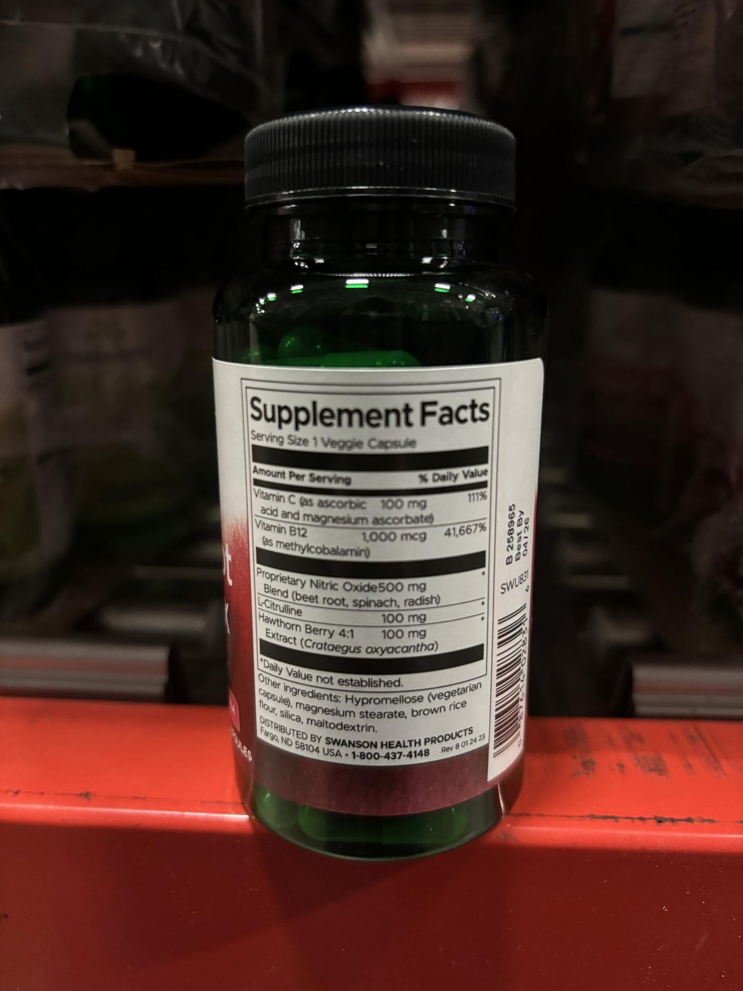 Swanson Beet Root Complex Capsule 60 Count