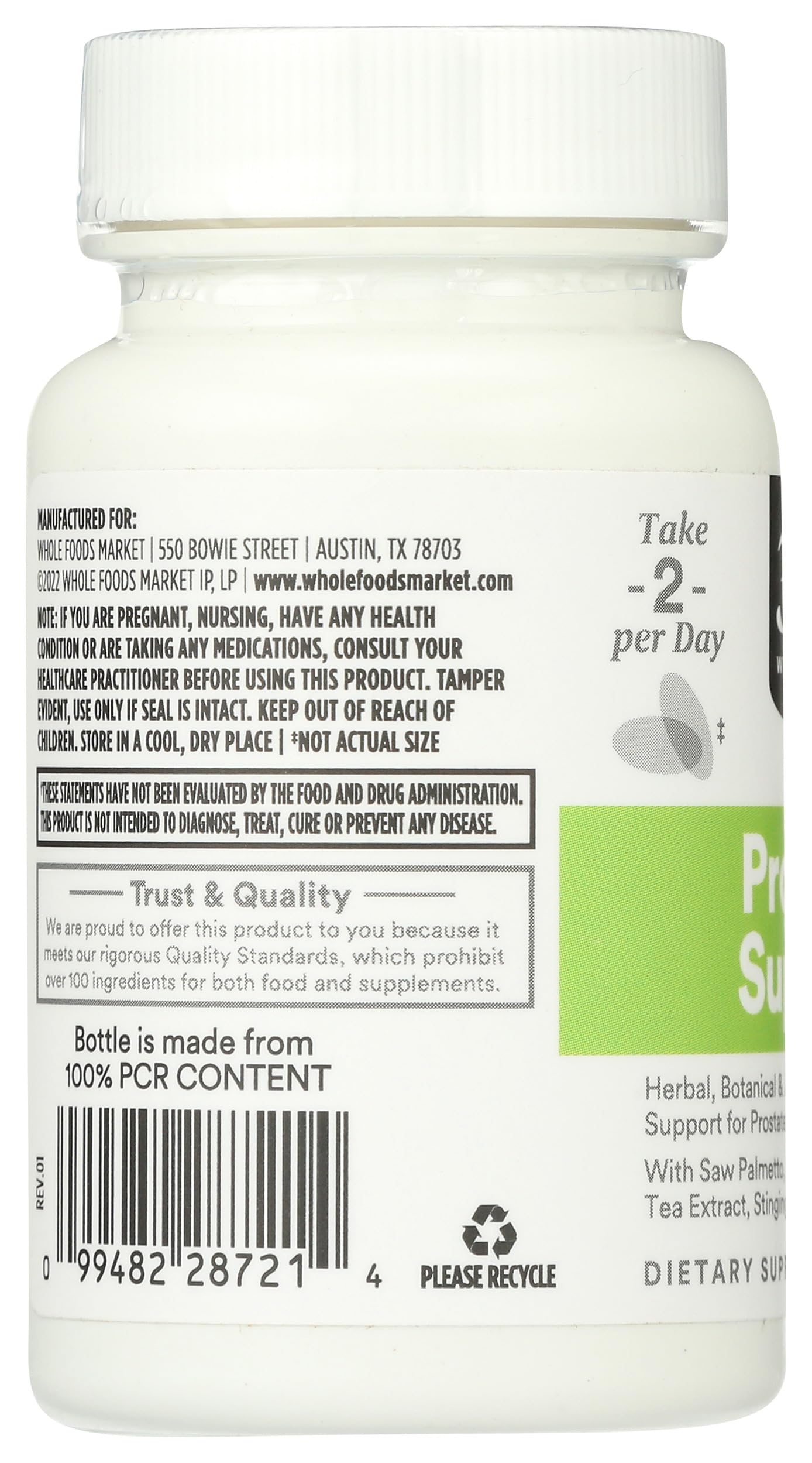 365 by Whole Foods Market Prostate Support Softgels 60 Count