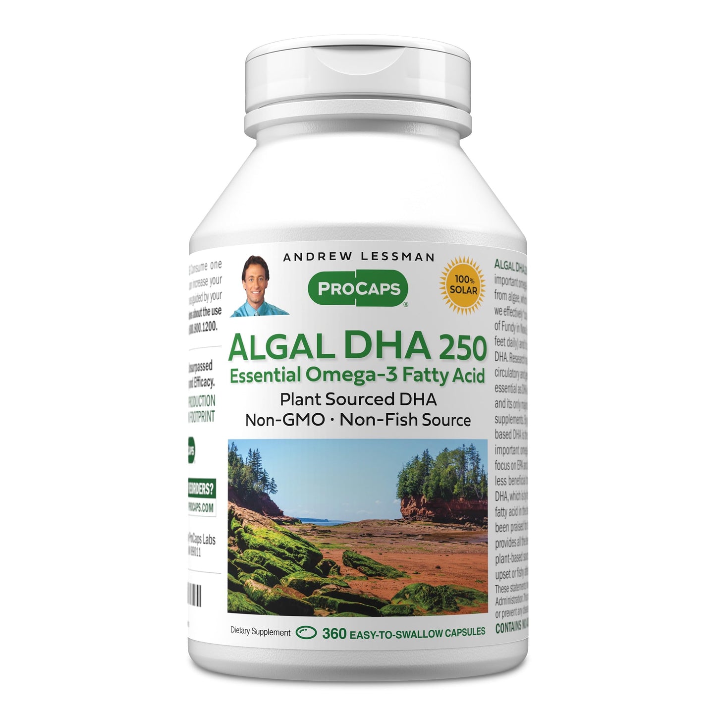 Andrew Lessman Algal DHA 250mg Capsule, 360 Count