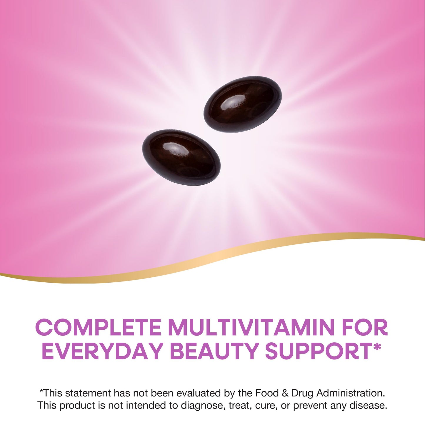 Nature's Way Alive! Hair Skin and Nails with Collagen 75 mg & Biotin 2500 mcg per 2-softgels Softgel, 60 Softgels