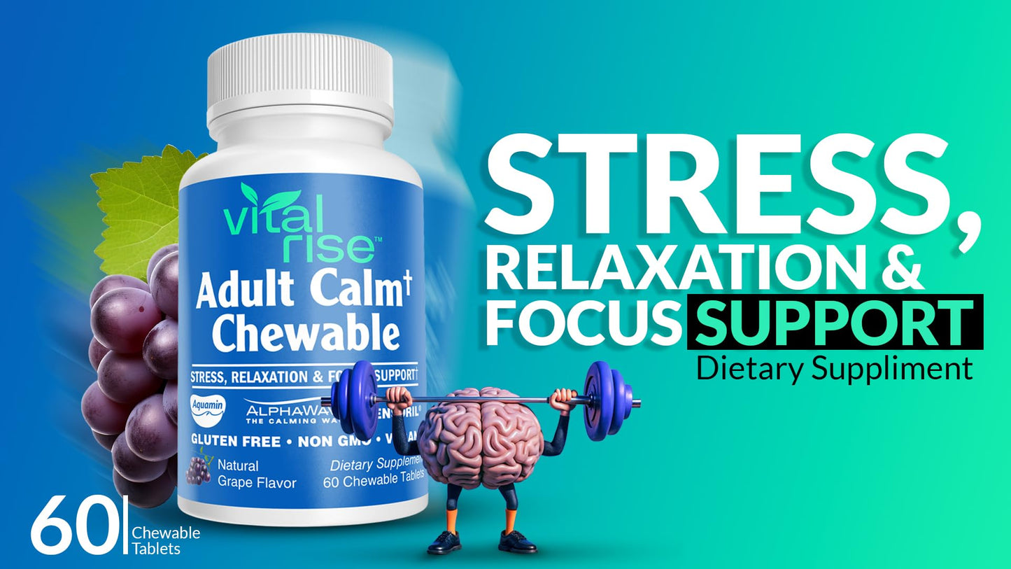 Vital Rise Adult Calm Magnesium Chewables 60 Count