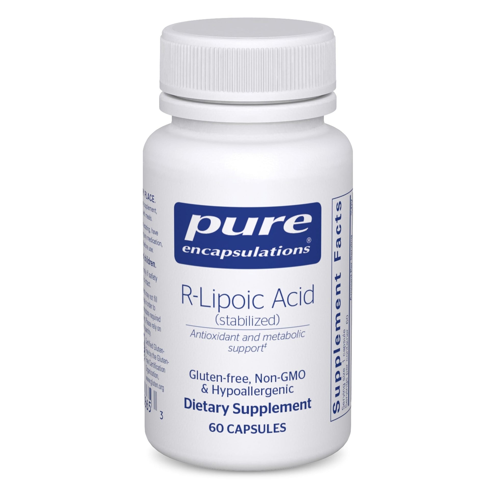 Pure Encapsulations R-Lipoic Acid (Stabilized) Capsules, 60 Count