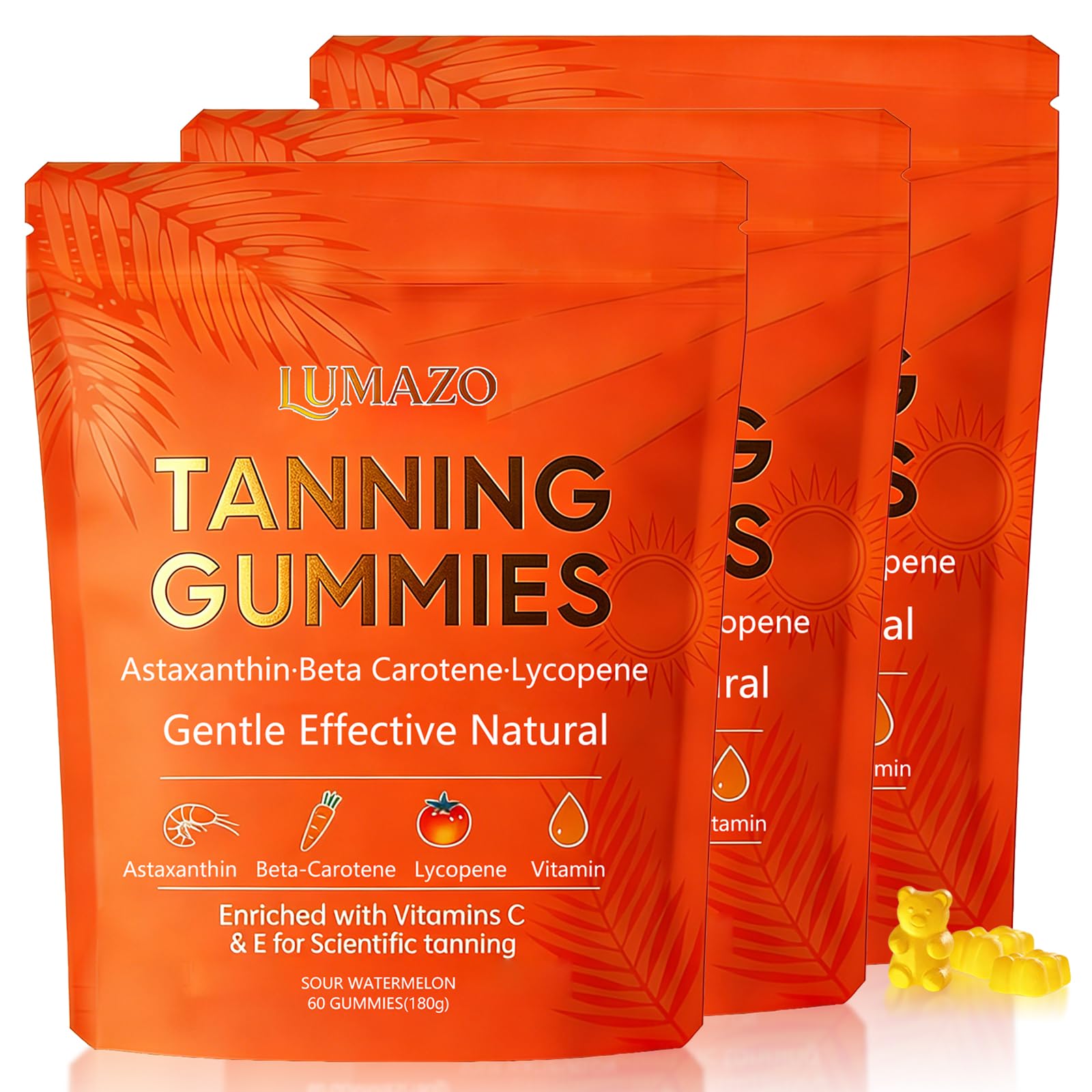 LUMAZO Skin Tanning Softgels 60 Count