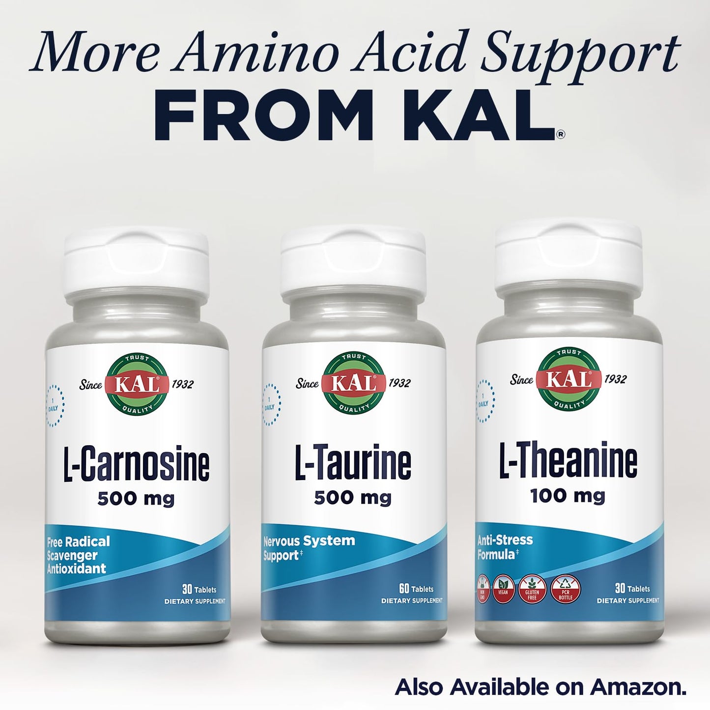 KAL L Taurine 500mg Tablet, 60 Tablets