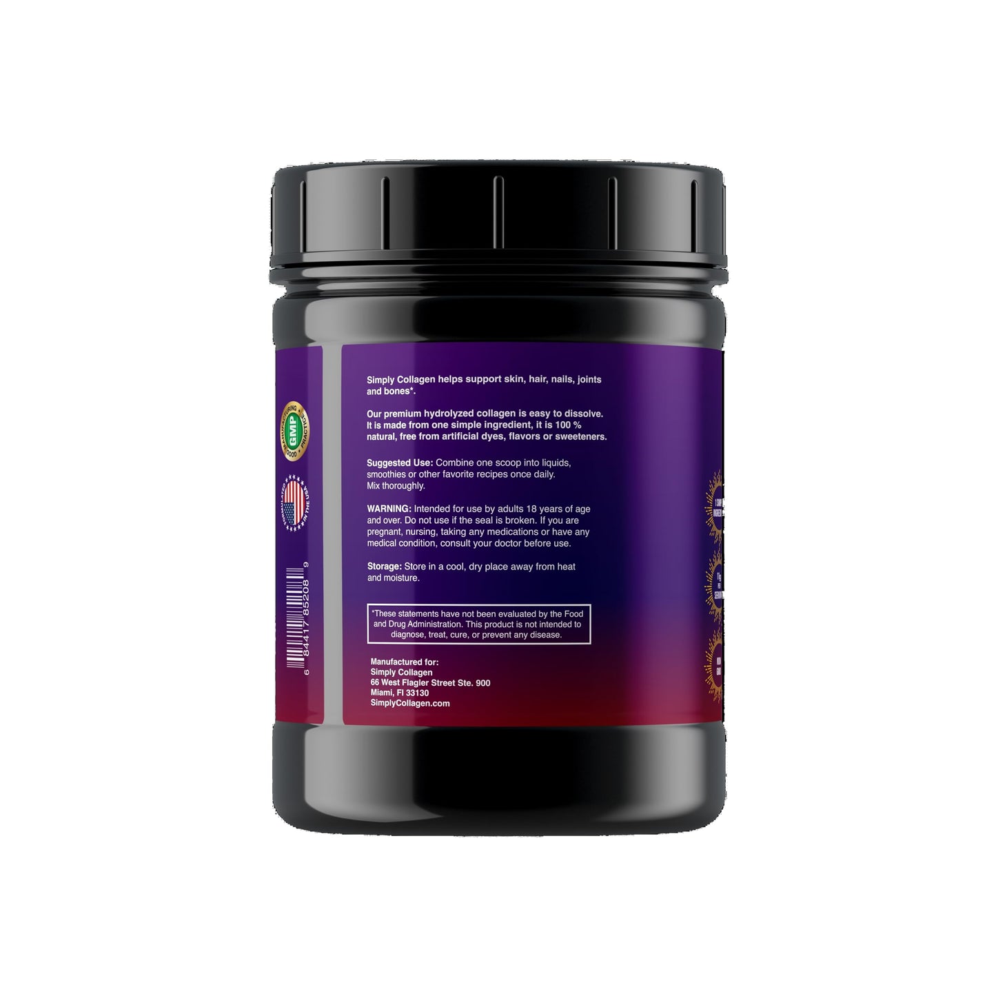 Simply Collagen Hydrolyzed Collagen Peptides Powder 16