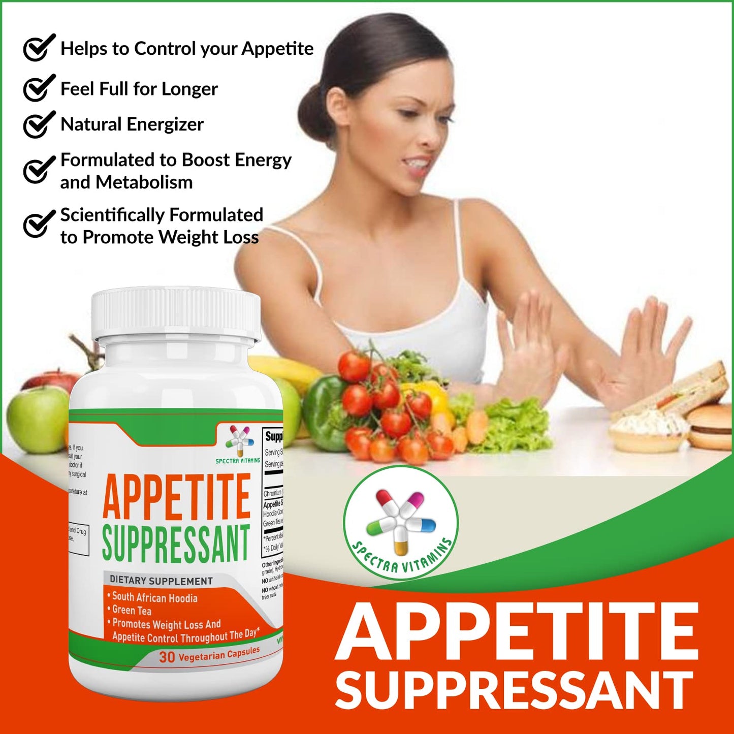 Spectra Vitamins Appetite Suppressant Capsule 30 Capsules
